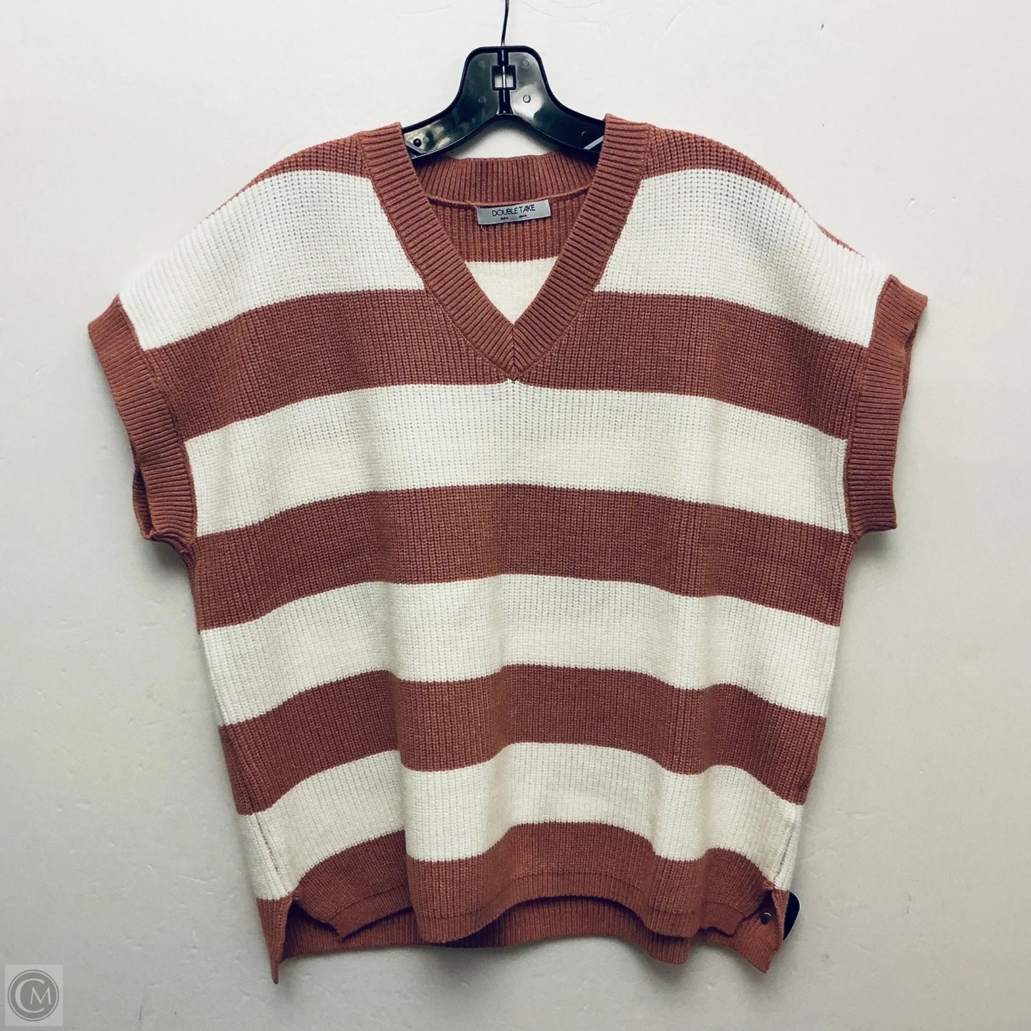 Top Short Sleeve By Cmc In Pink, Size: M