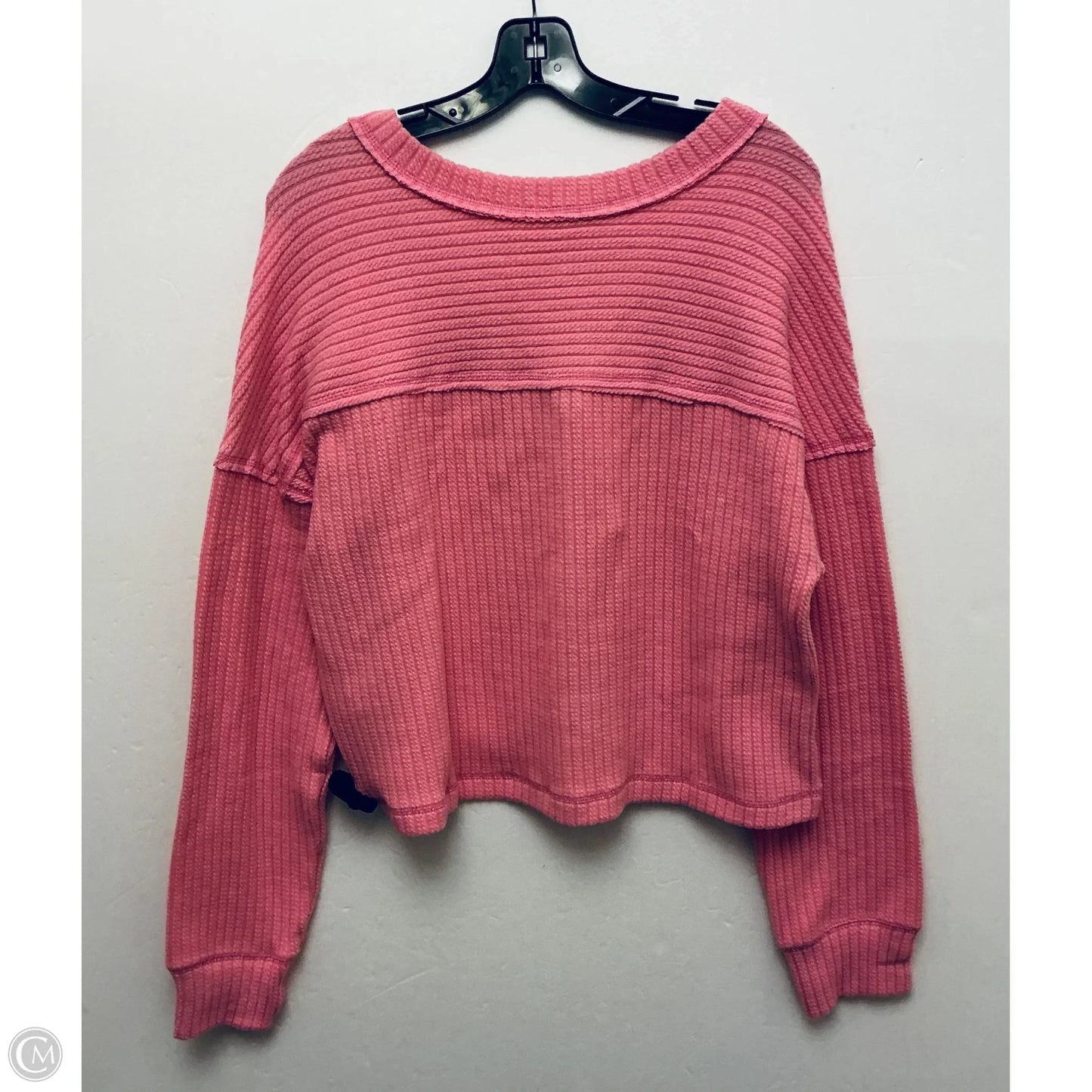 Top Long Sleeve By New In In Pink, Size: M