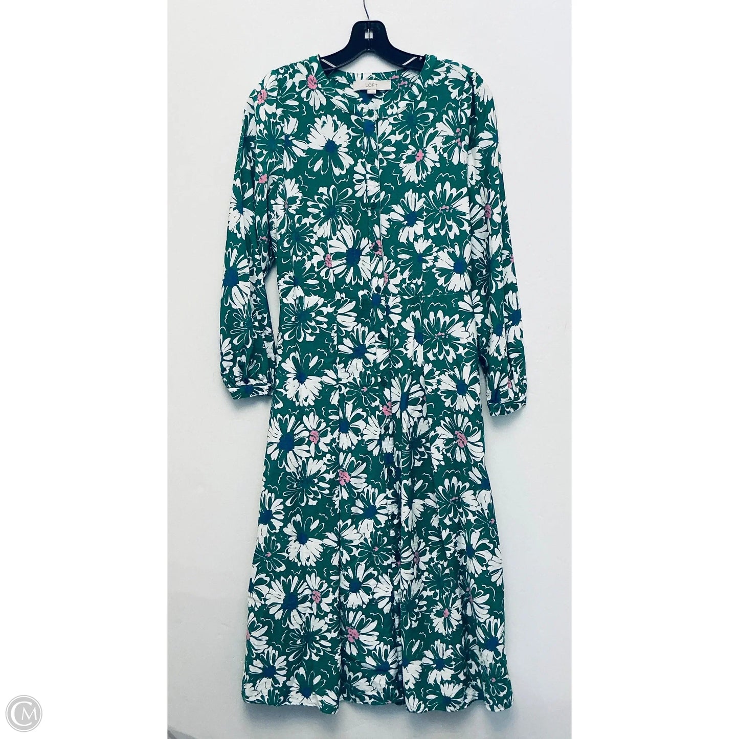 Dress Casual Maxi By Loft In Green, Size: S