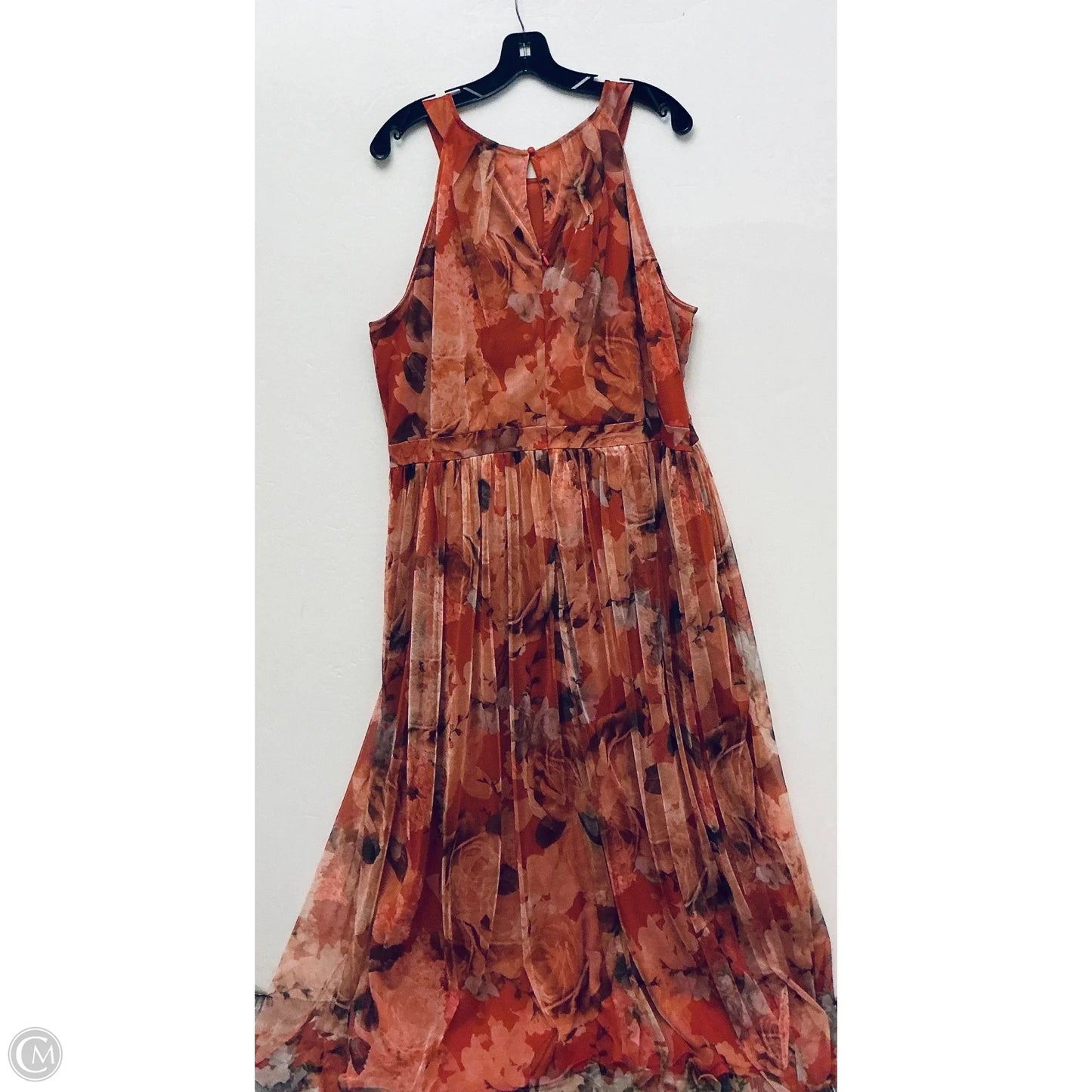 Dress Casual Maxi By Clothes Mentor In Orange, Size: 2x