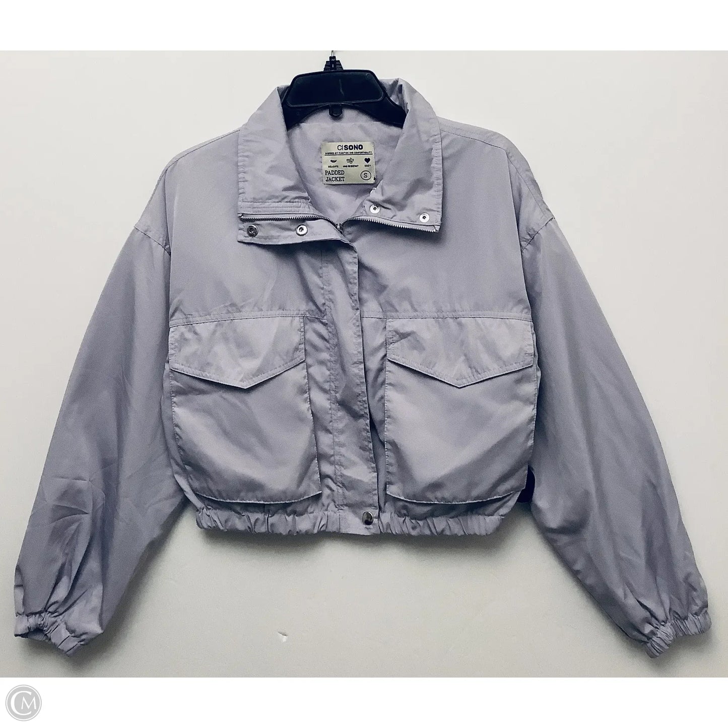 Jacket Windbreaker By Ci Sono In Purple, Size: S