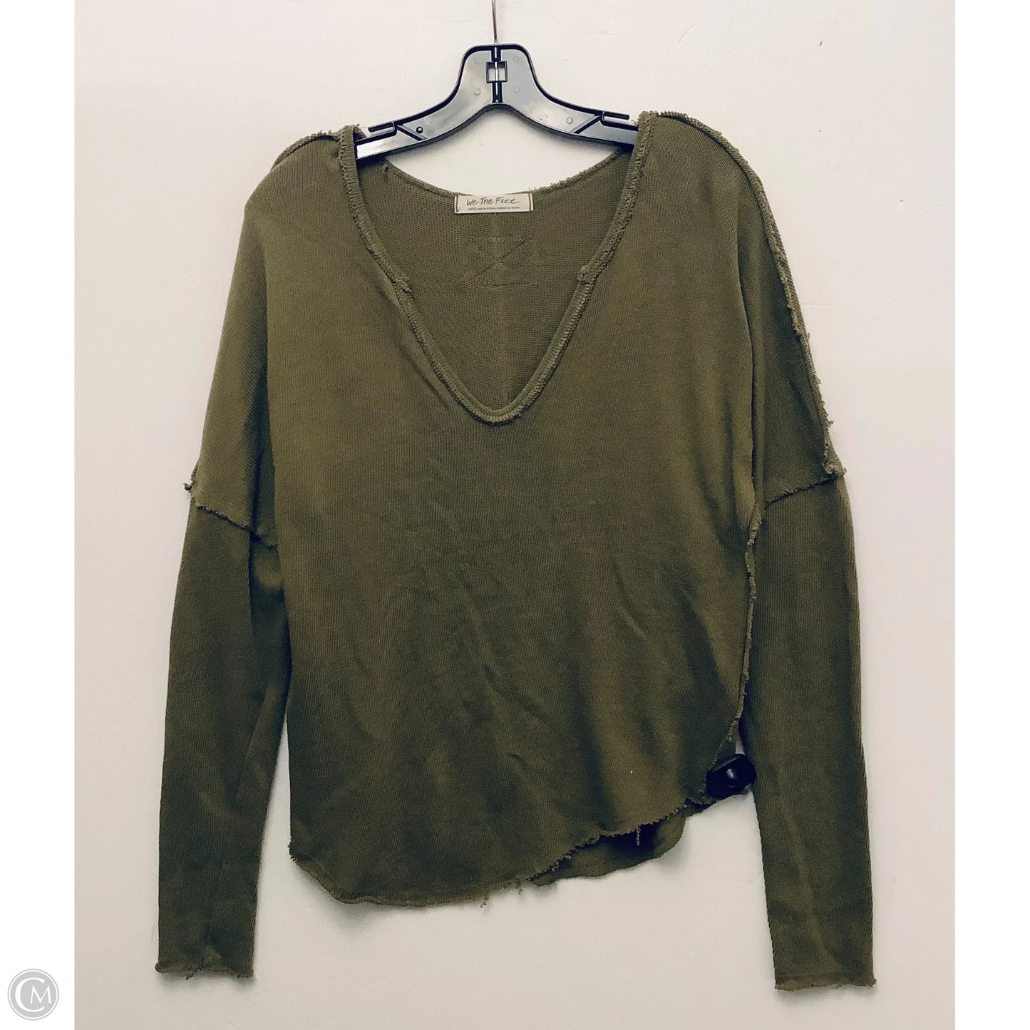 Top Long Sleeve By We The Free In Green, Size: L