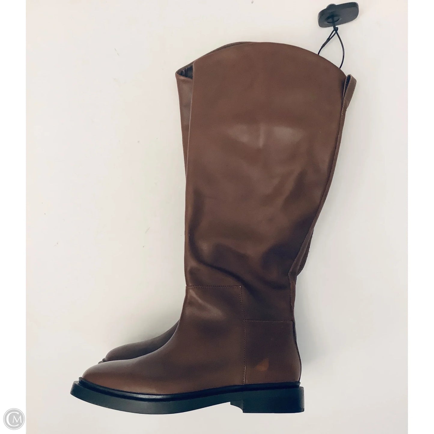 Boots Leather By Steve Madden In Brown, Size: 8