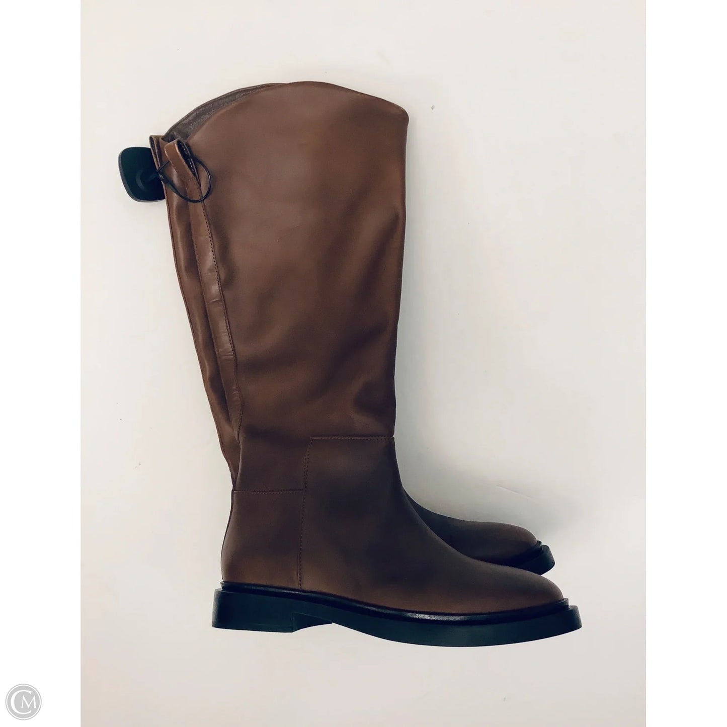 Boots Leather By Steve Madden In Brown, Size: 8