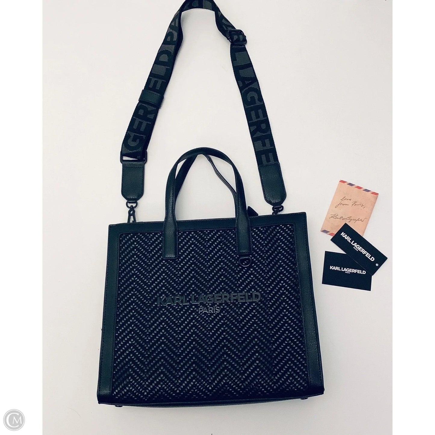 Handbag Designer By Karl Lagerfeld, Size: Medium