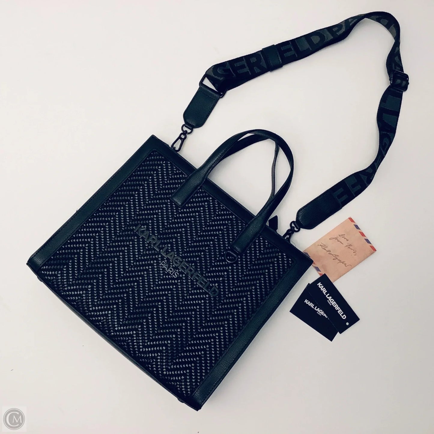Handbag Designer By Karl Lagerfeld, Size: Medium