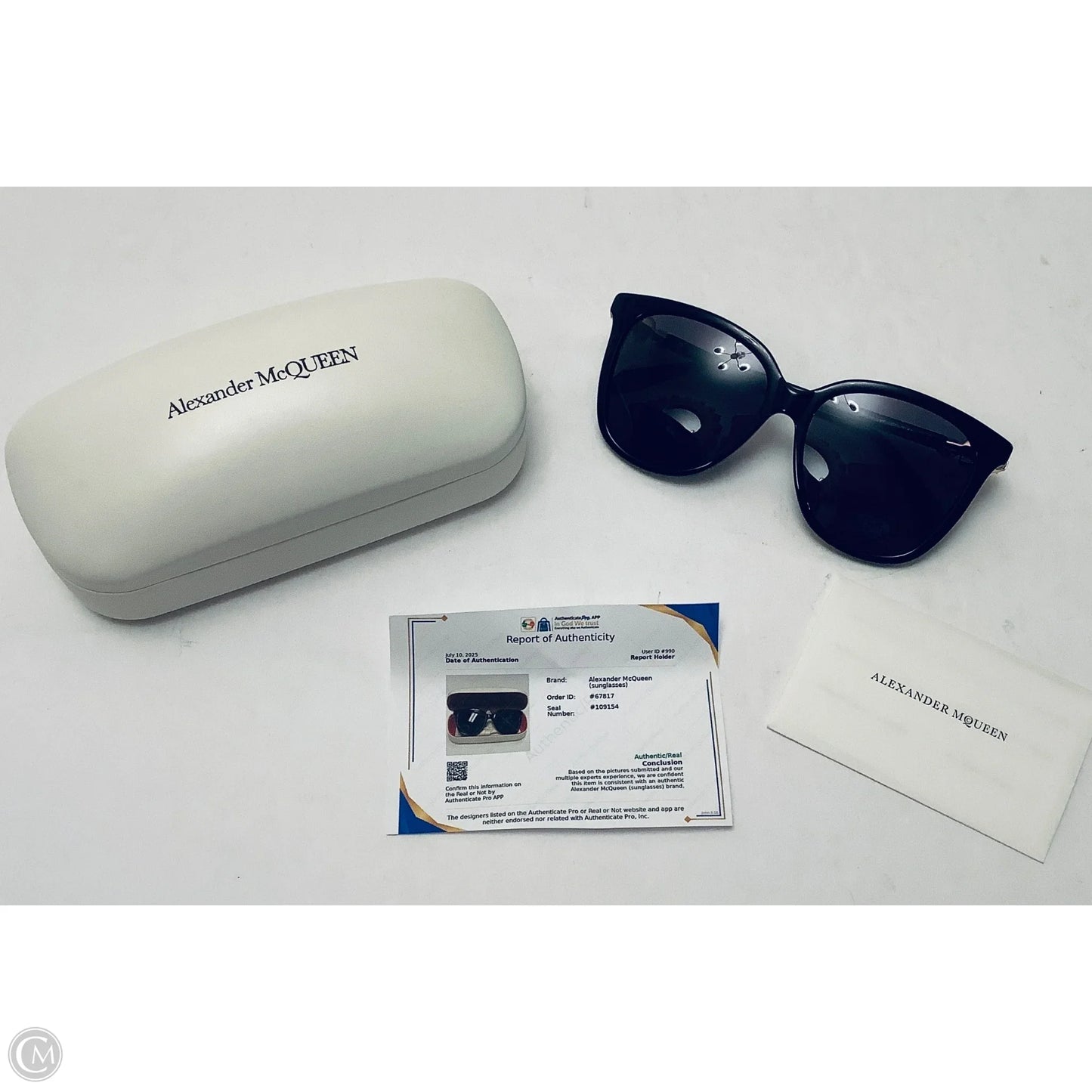 Sunglasses Luxury Designer By Alexander Mcqueen