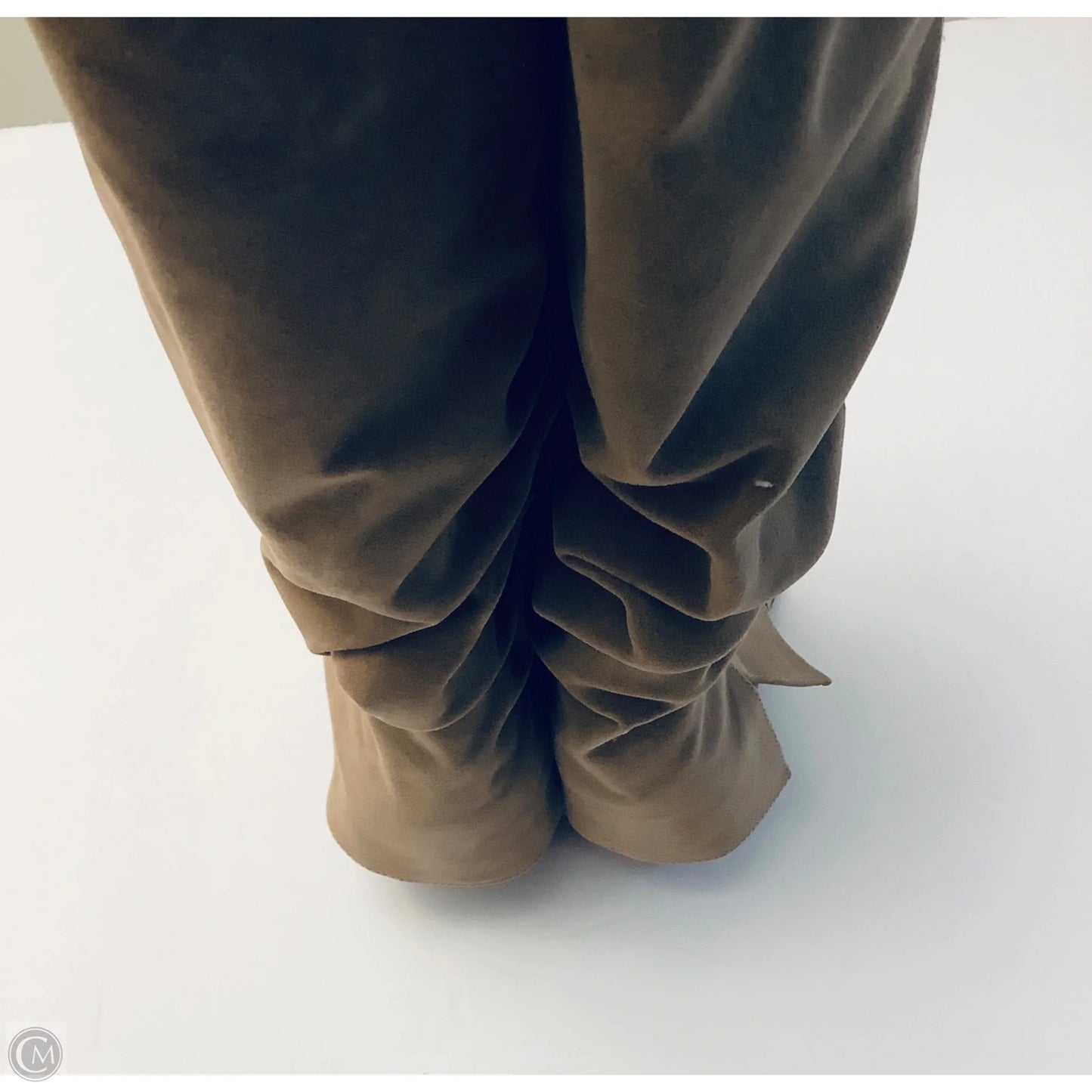 Boots Knee Heels By Cmc In Tan, Size: 6