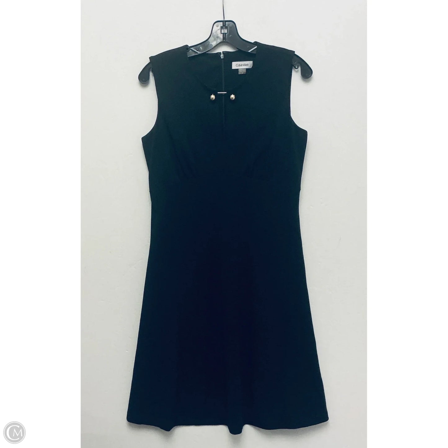 Dress Work By Calvin Klein In Black, Size: S