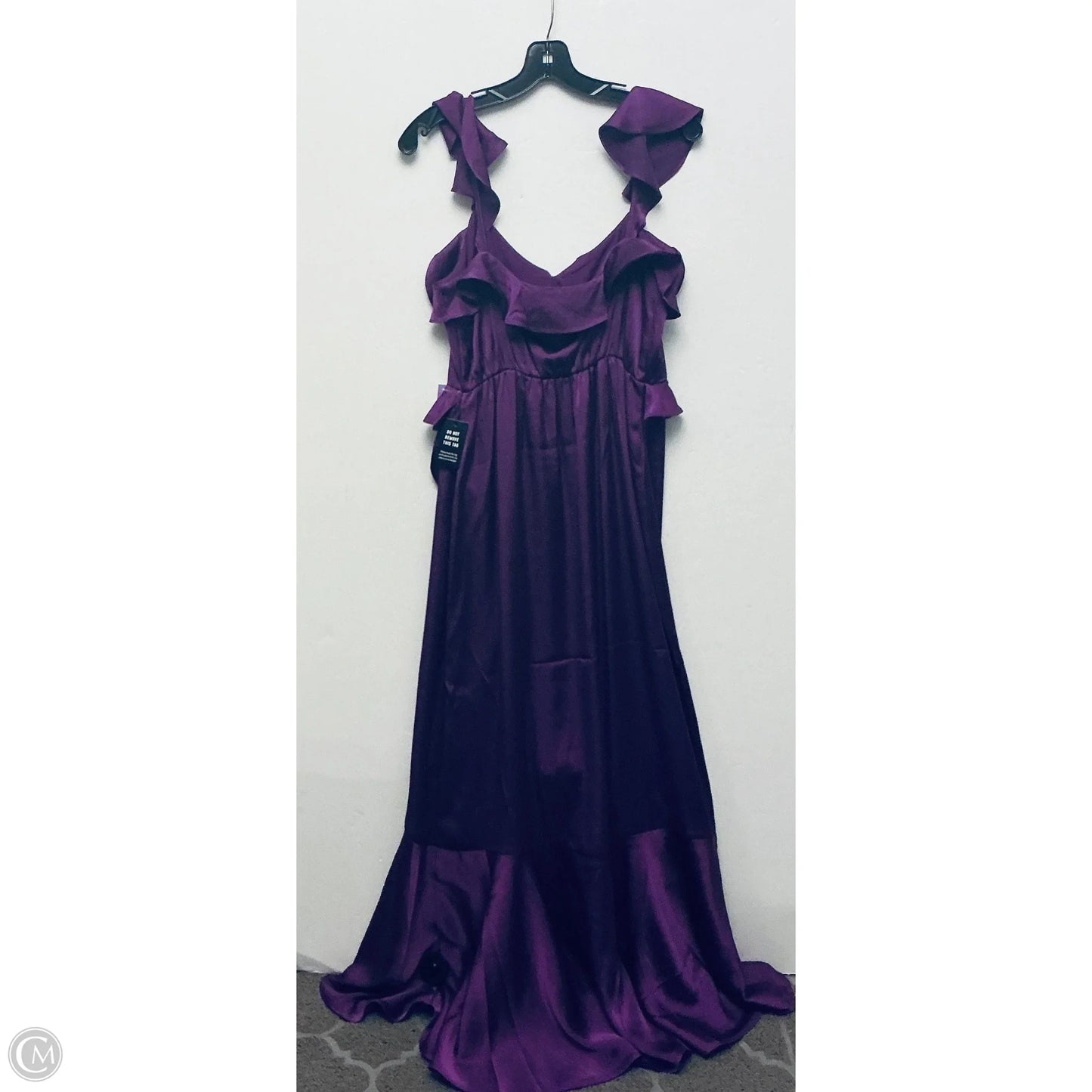 Dress Party Long By Express In Purple, Size: M