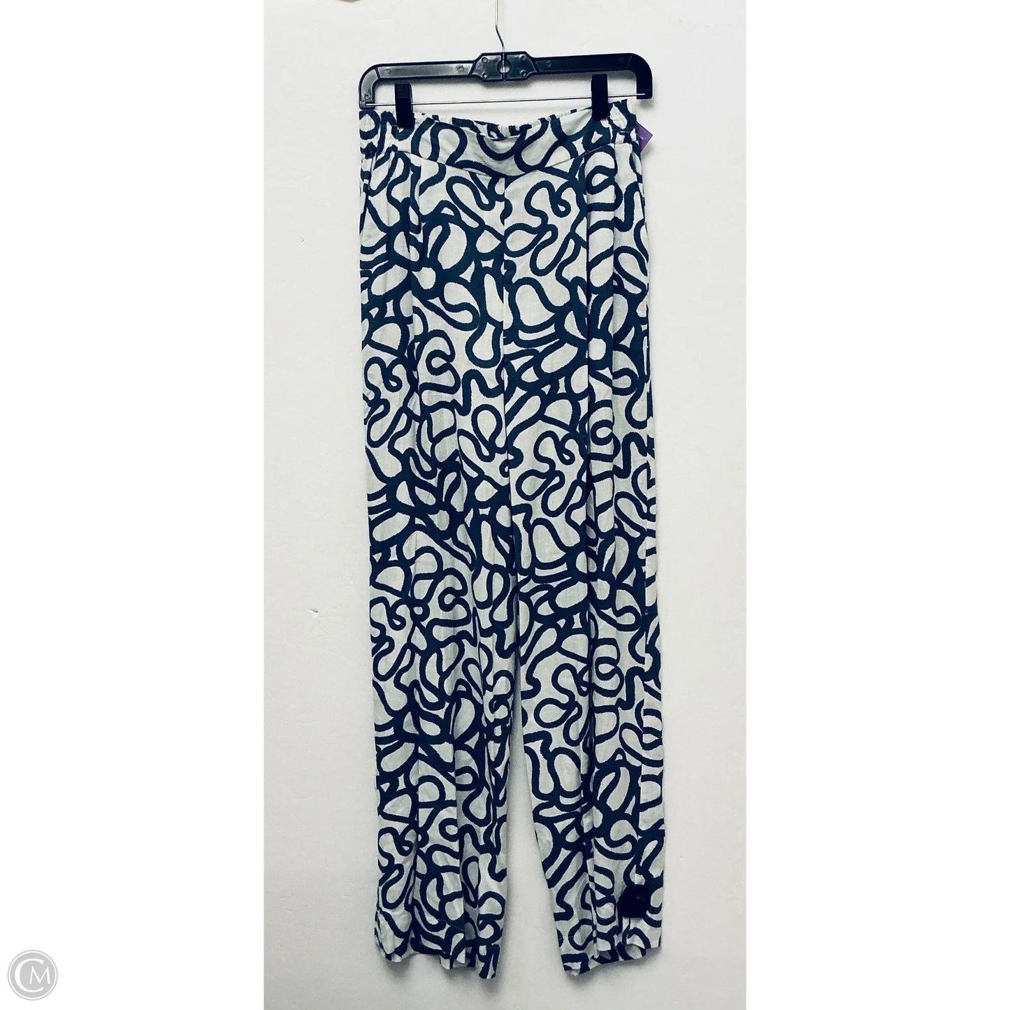 Pants Set 2pc By Clothes Mentor In Blue & White, Size: S