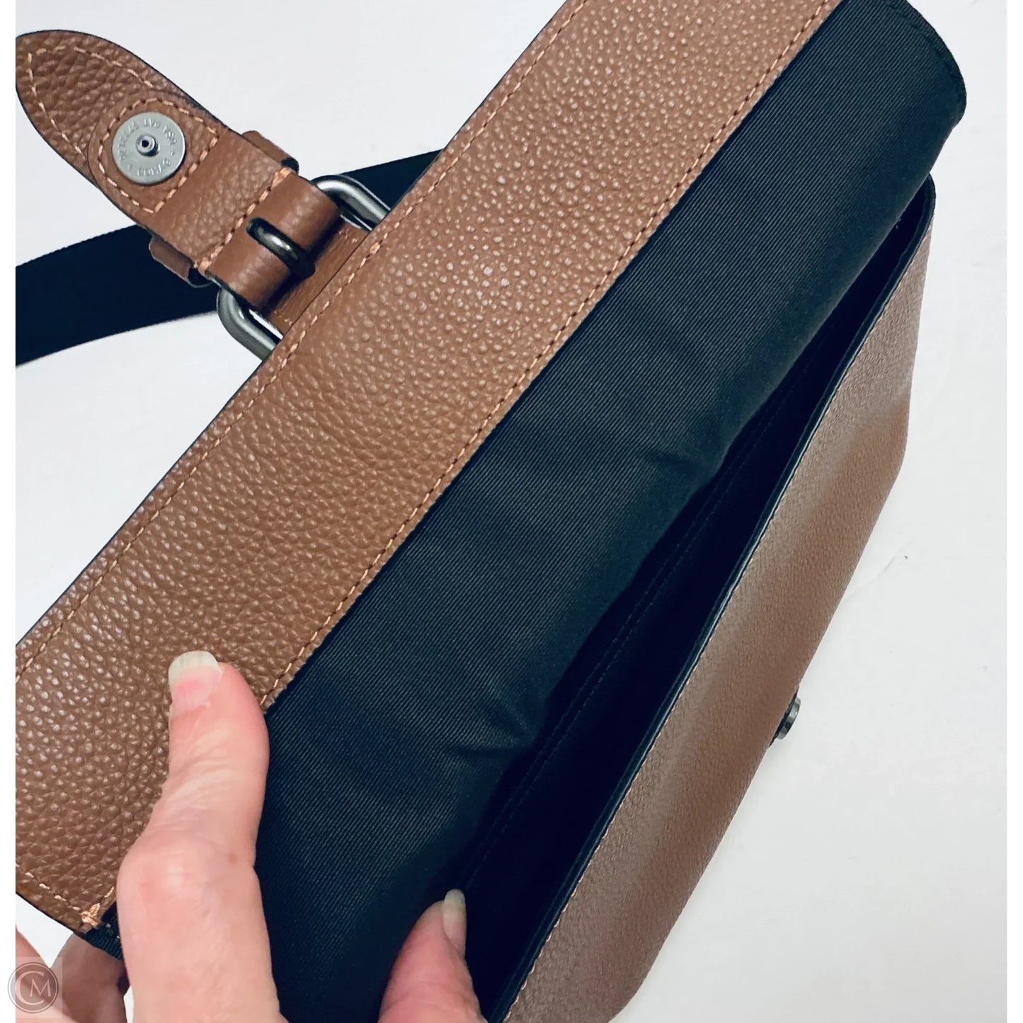 Crossbody Designer By Coach, Size: Medium