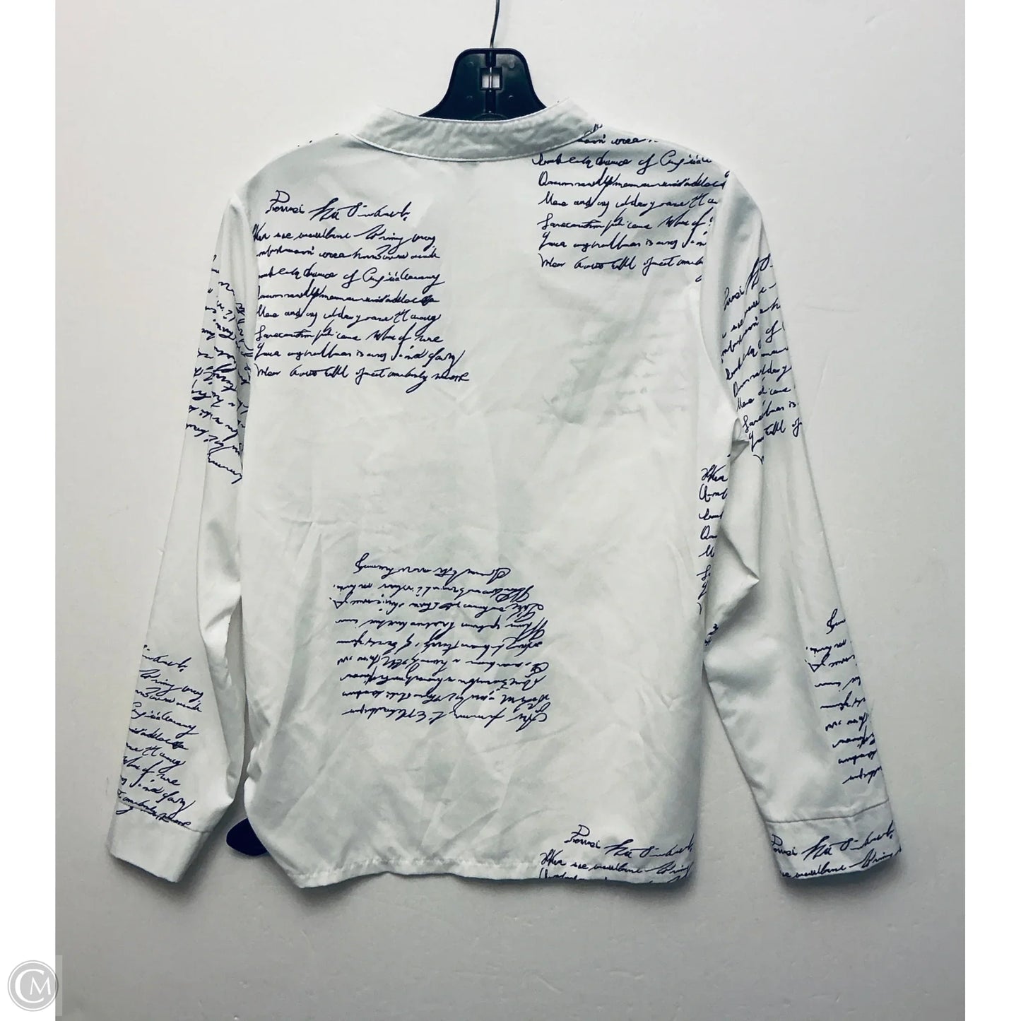 Top Long Sleeve By Clothes Mentor In White, Size: S