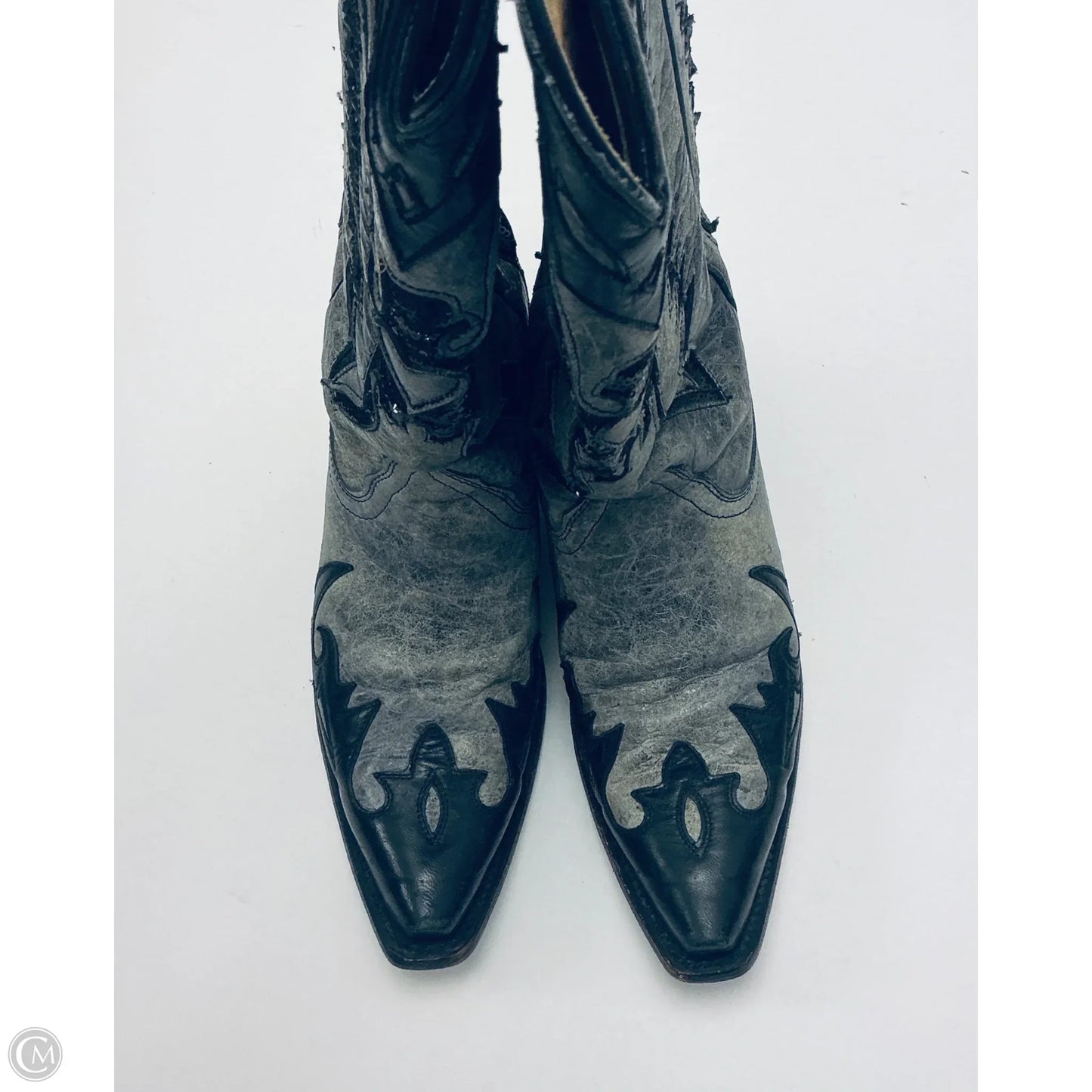 Boots Western By Corral In Black & Grey, Size: 7.5