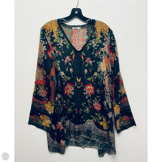 Top Long Sleeve By Johnny Was In Black, Size: M