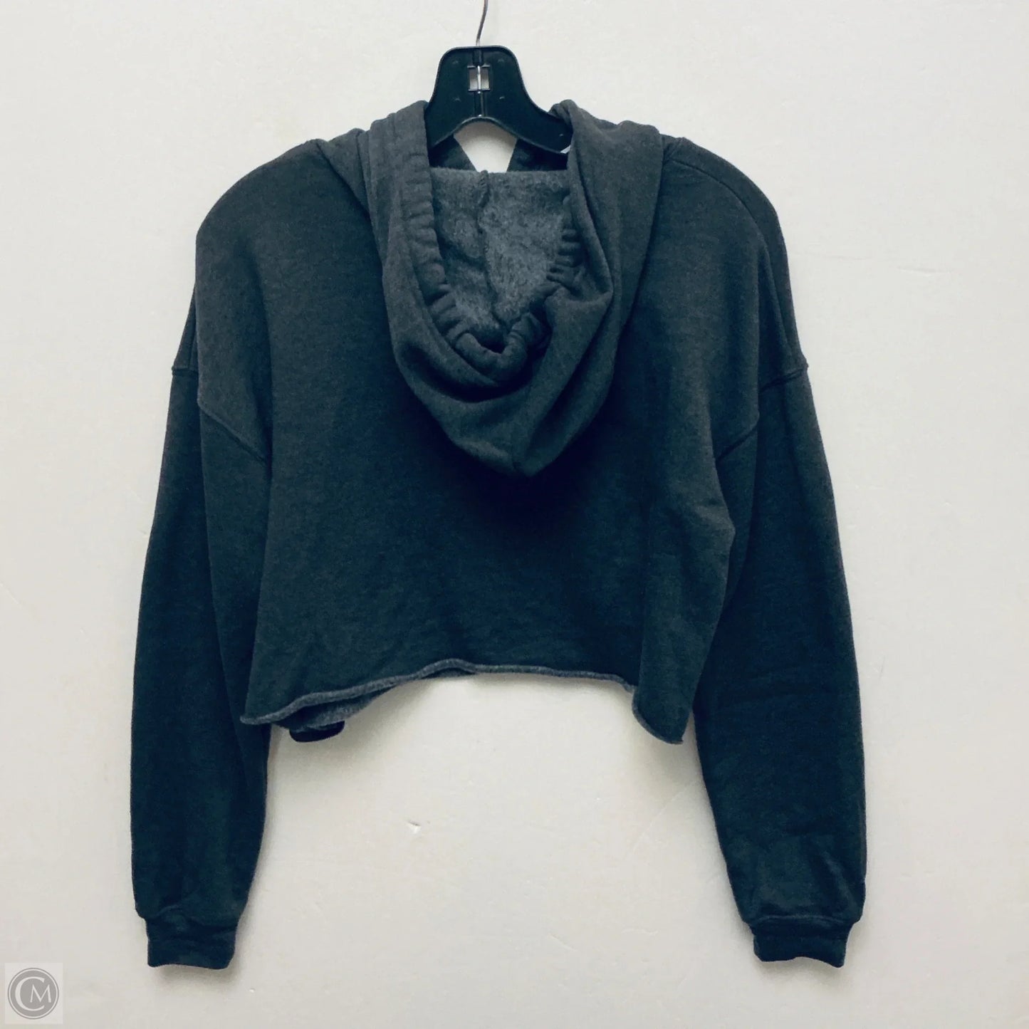 Sweatshirt Hoodie By Clothes Mentor In Grey, Size: S