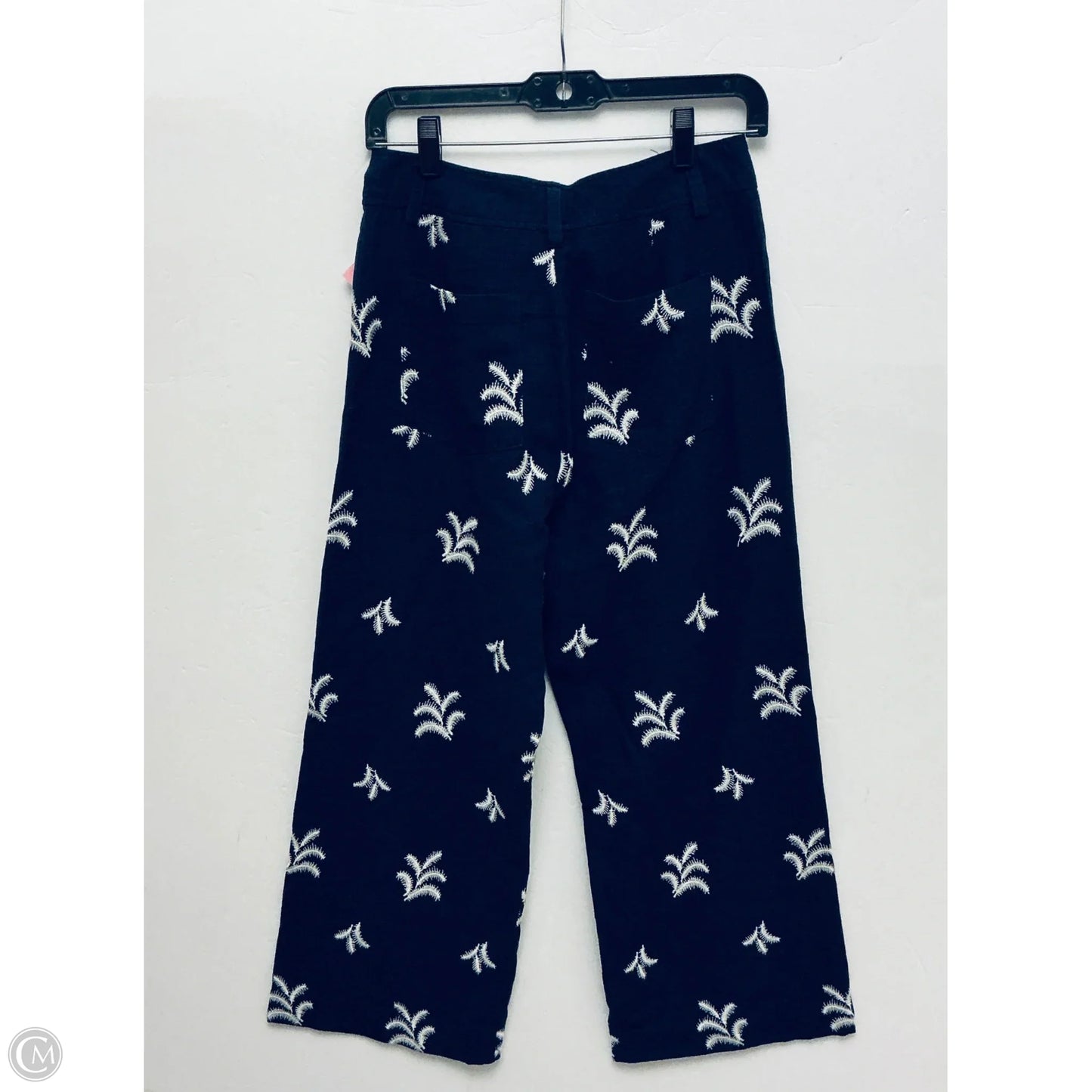 Pants Wide Leg By Elie Tahari In Navy, Size: 8