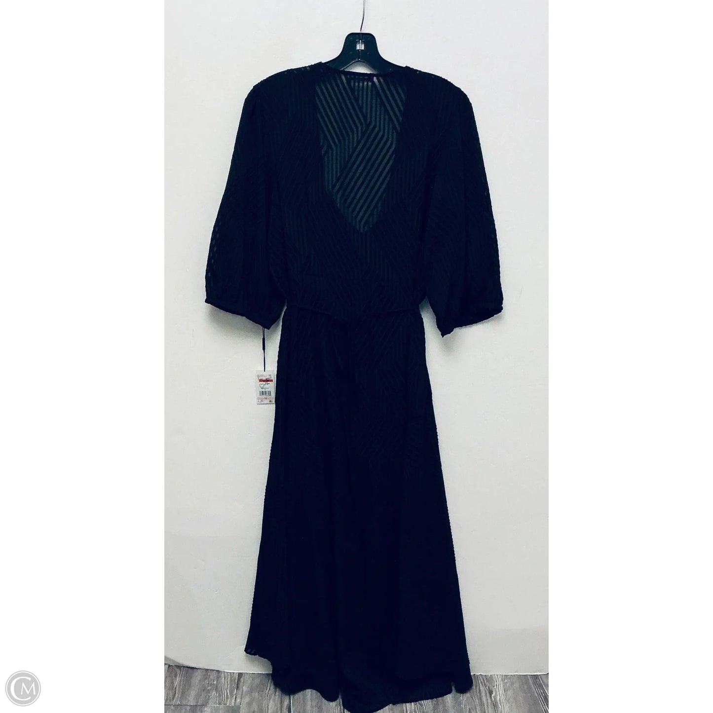 Dress Party Long By Calvin Klein In Black, Size: 10