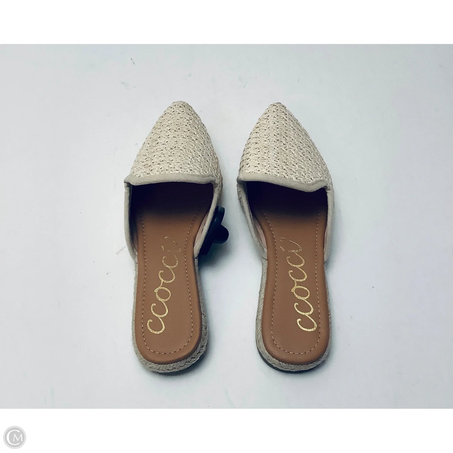 Shoes Flats By Clothes Mentor In Beige, Size: 9