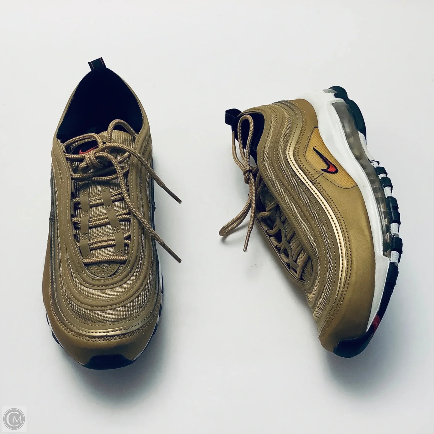 Shoes Athletic By Nike In Gold, Size: 9.5