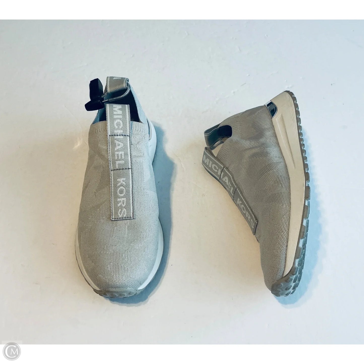 Shoes Designer By Michael Kors In Grey, Size: 7