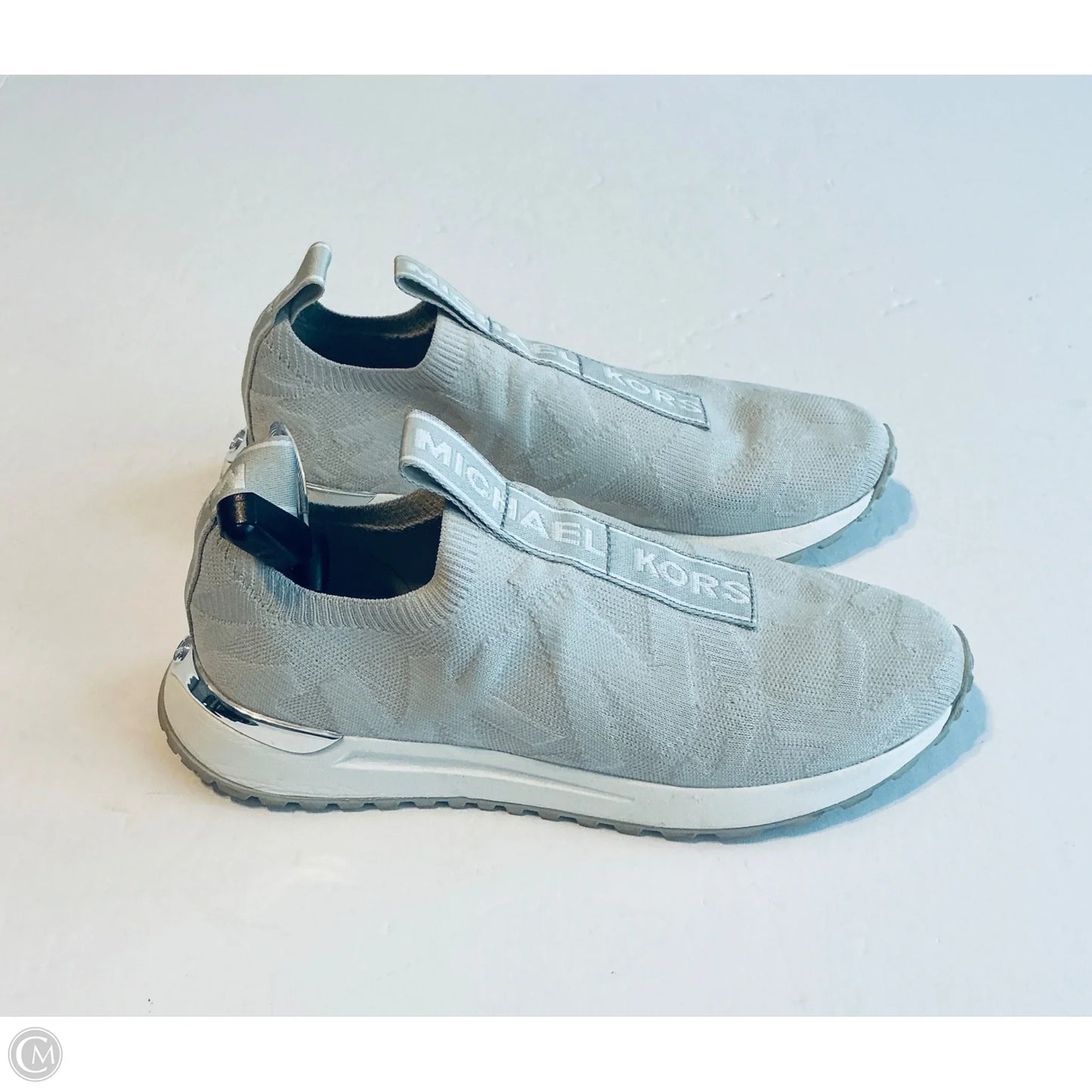 Shoes Designer By Michael Kors In Grey, Size: 7