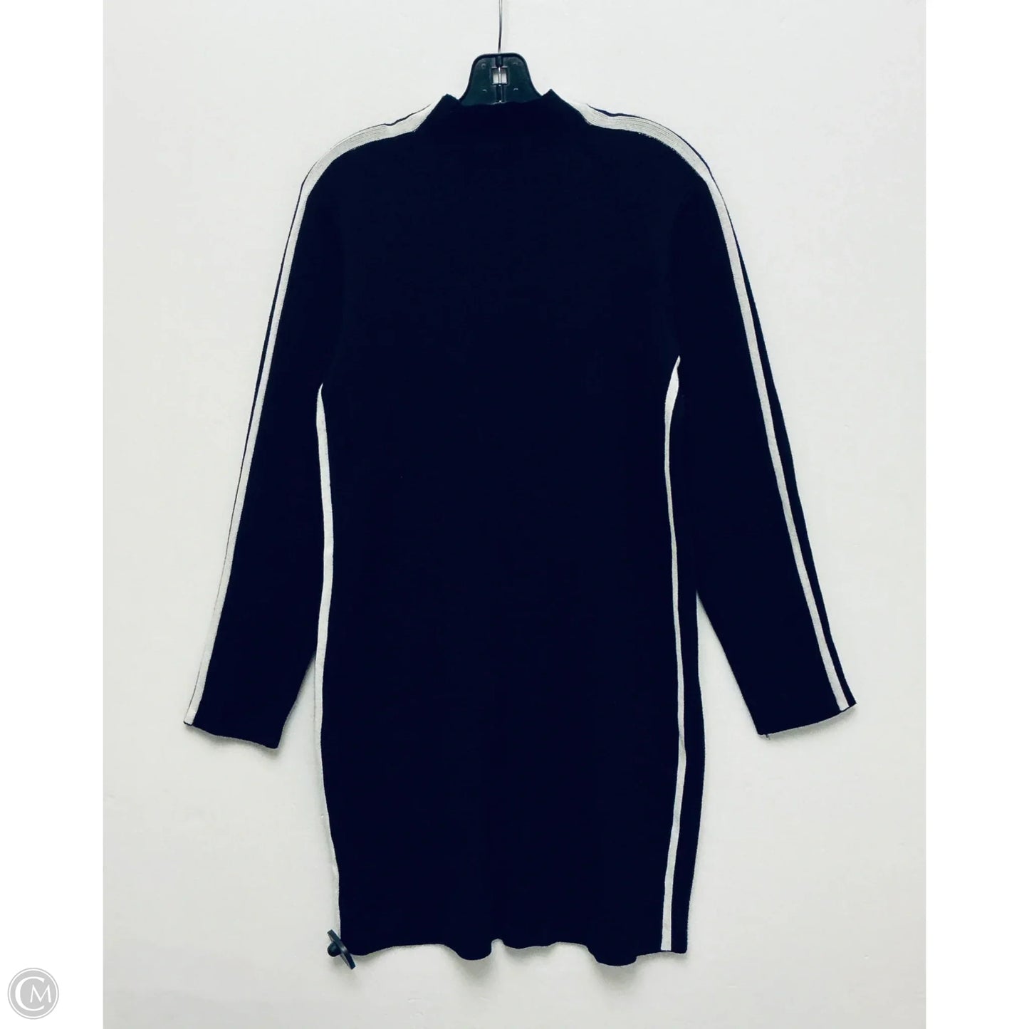 Dress Casual Maxi By Saks Fifth Avenue In Black & White, Size: L