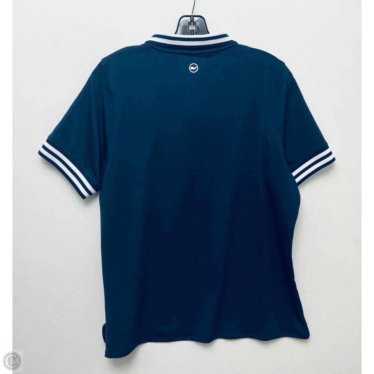 Top Short Sleeve By Vineyard Vines In Navy, Size: L