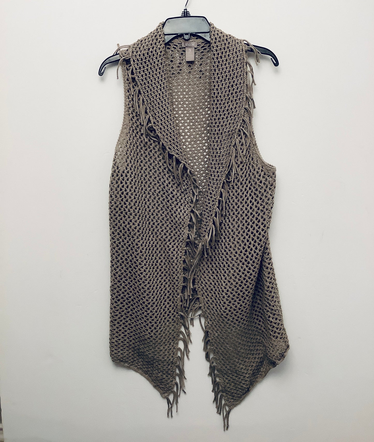 Cardigan By Chicos In Tan, Size: L