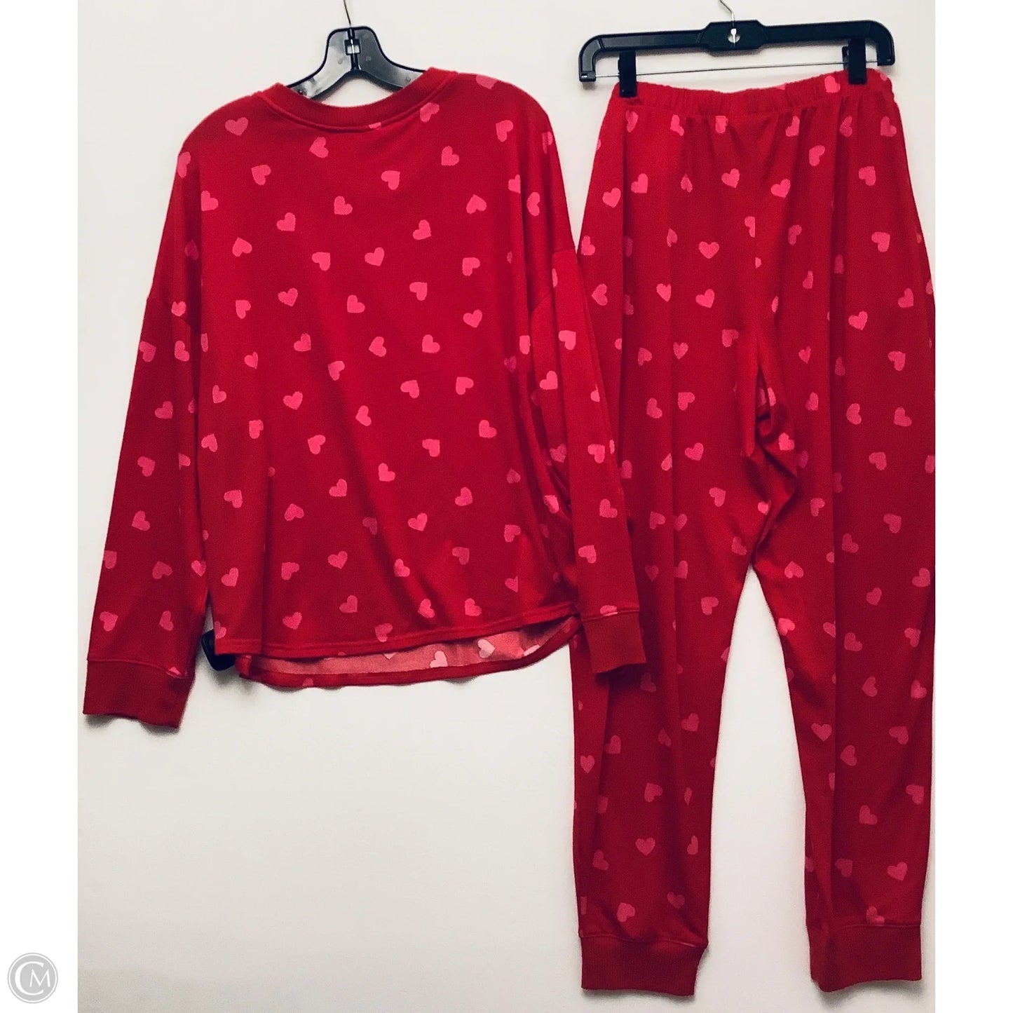 Pajamas 2pc By Cmf In Red, Size: 2x