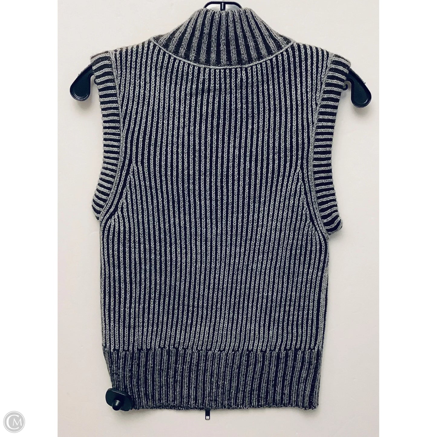 Vest Sweater By Ella Moss In Grey, Size: S