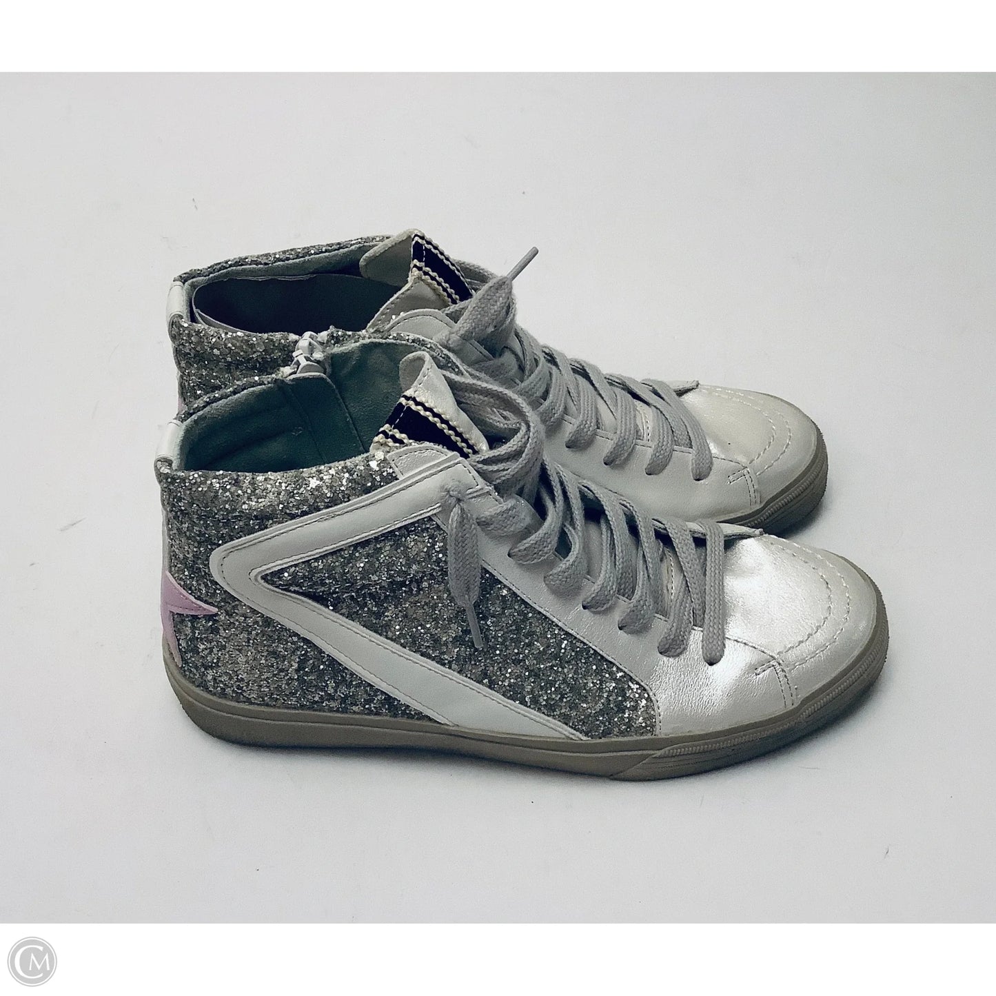 Shoes Sneakers By Shu Shop In Grey & White, Size: 10