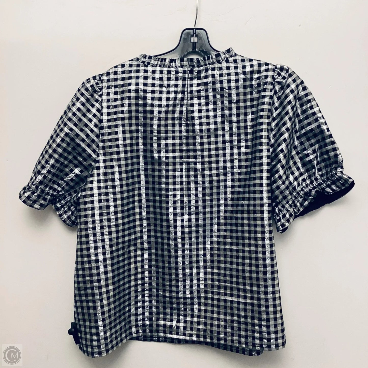Top Short Sleeve By J. Crew In Checkered Pattern, Size: Xxl
