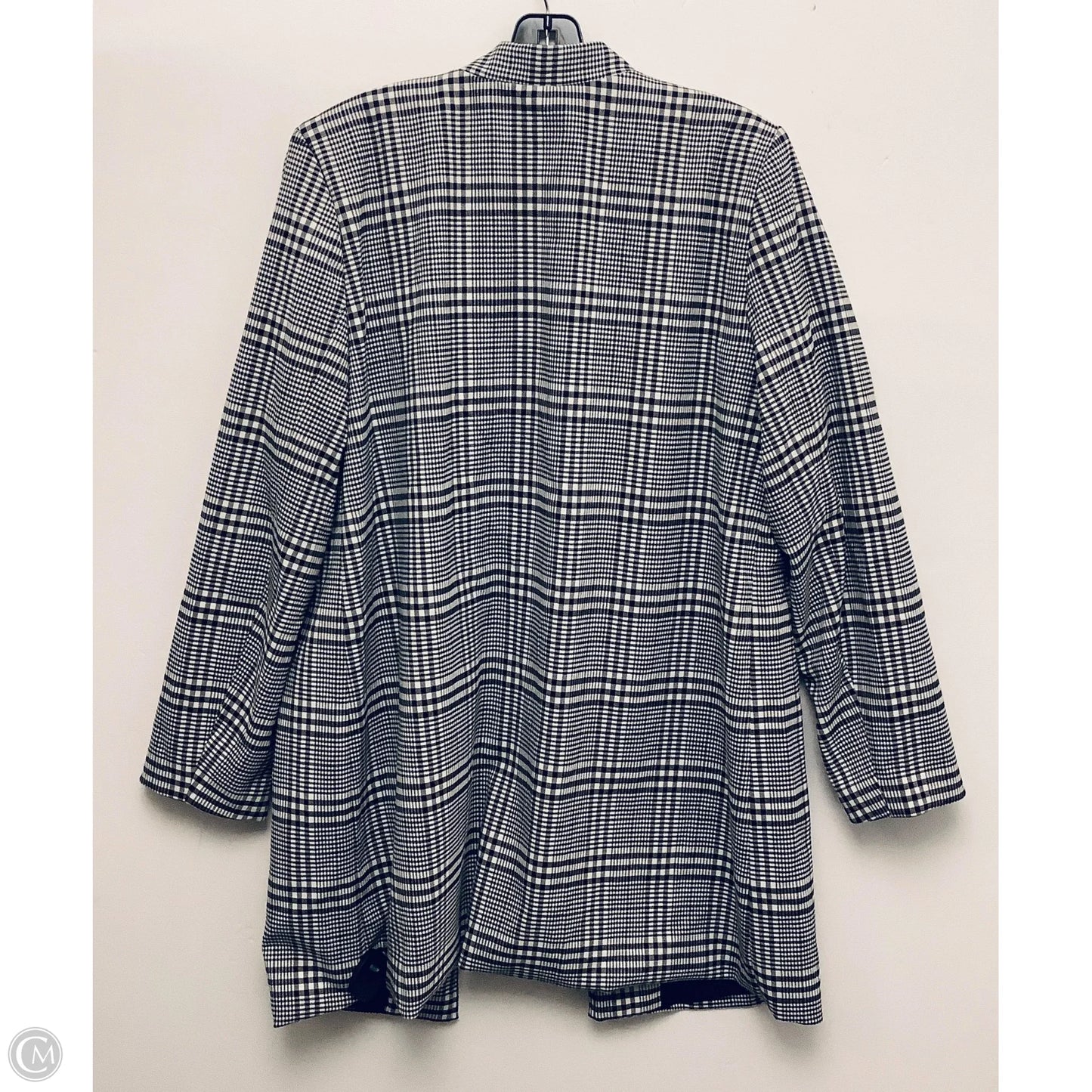 Coat Trench Coat By Carolina Belle In Striped Pattern, Size: Xl