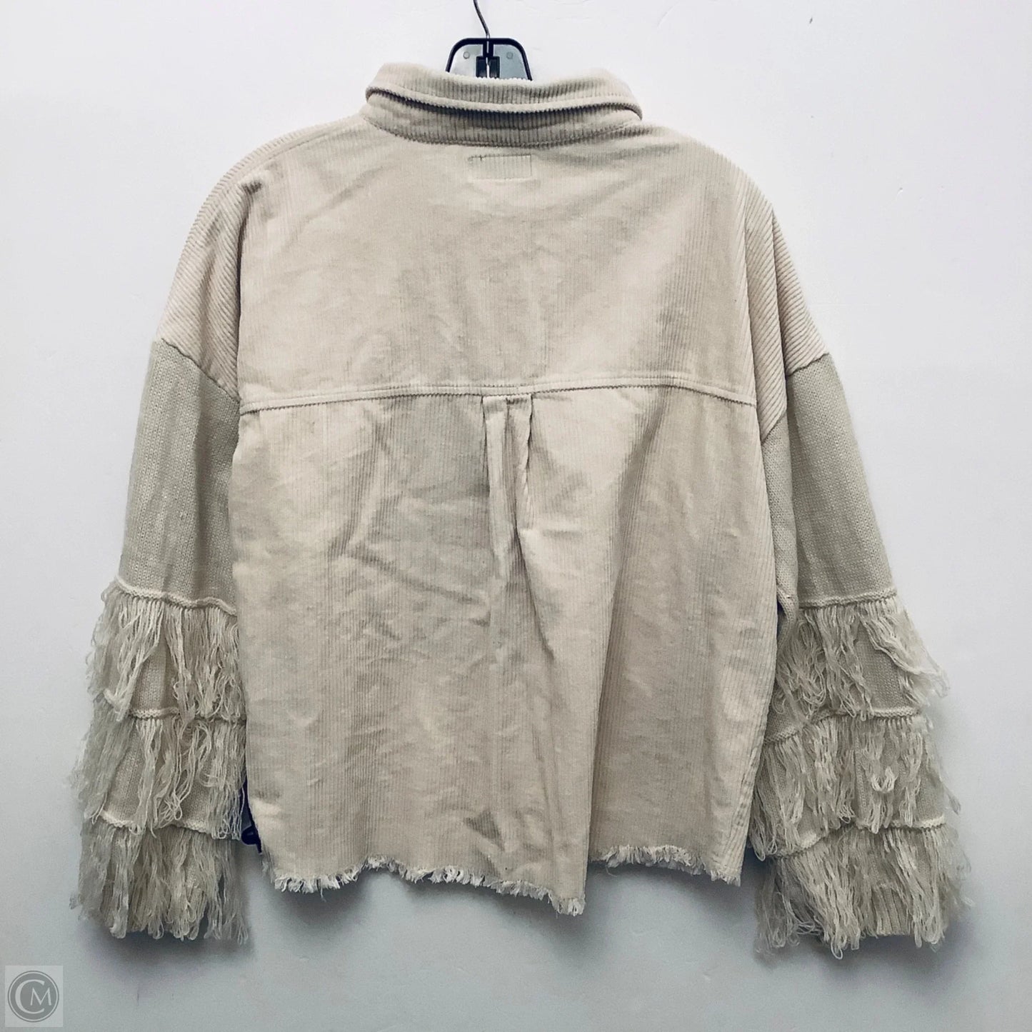 Jacket Shirt By Umgee In Cream, Size: S