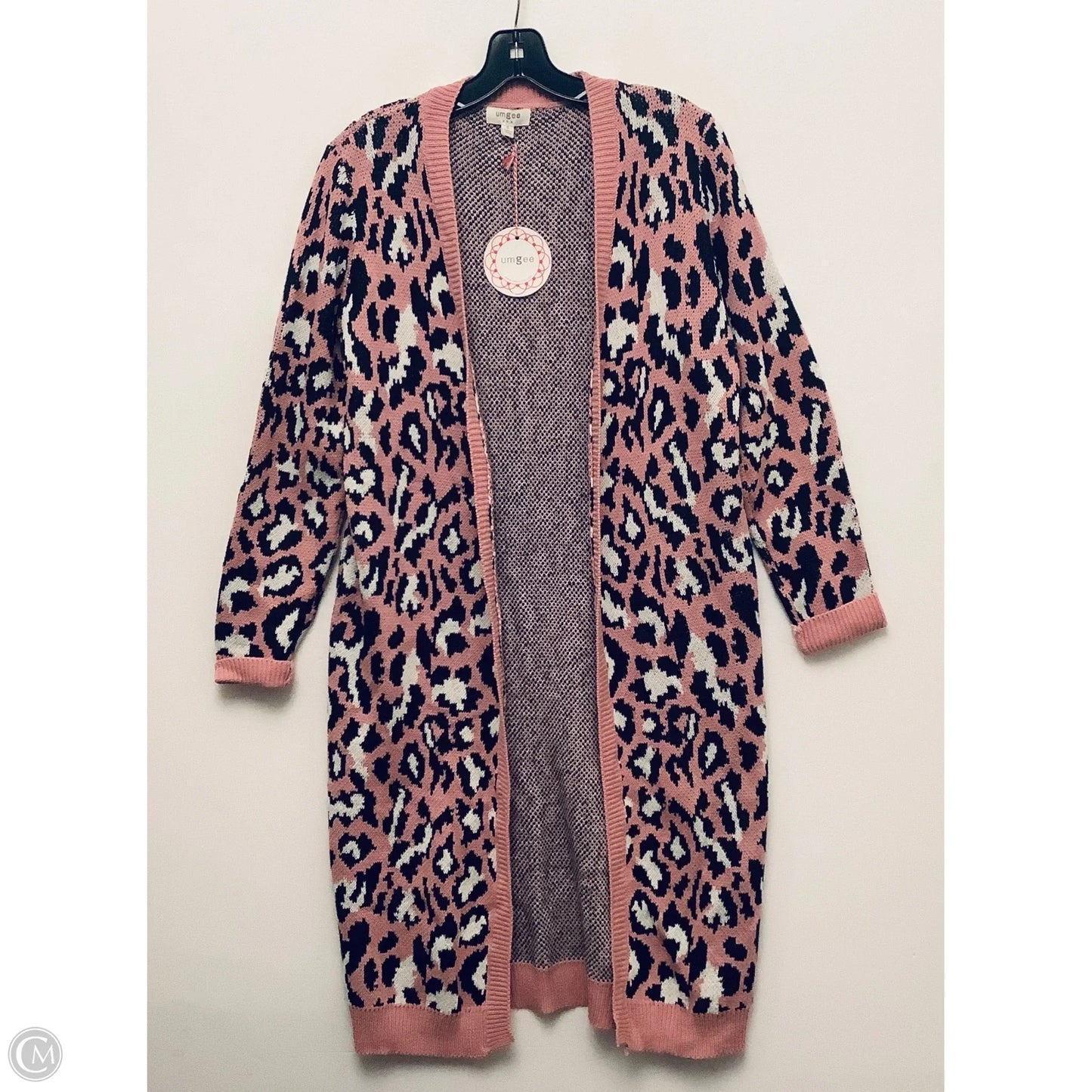 Sweater Cardigan By Umgee In Animal Print, Size: S