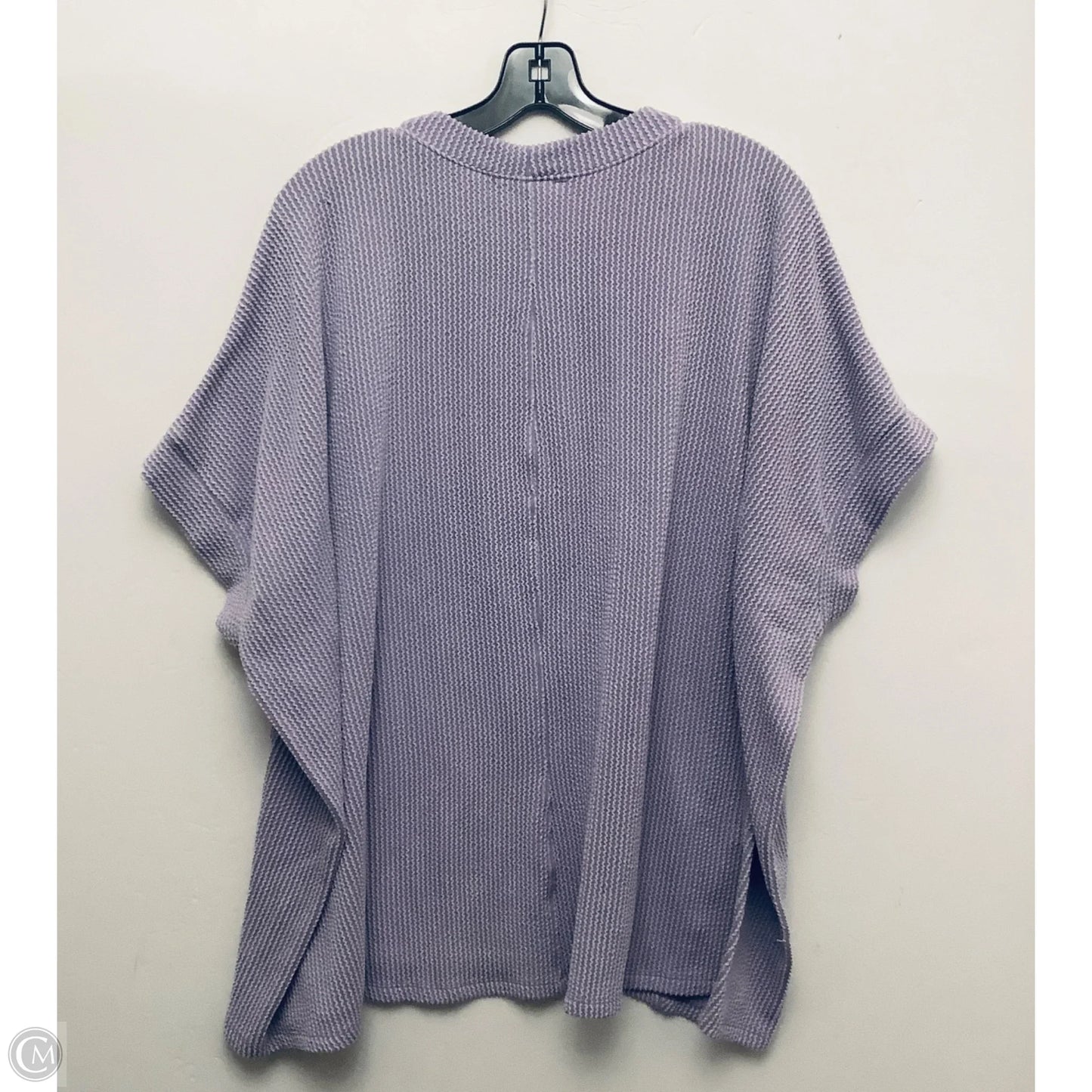 Top Short Sleeve By Entro In Purple, Size: 2x