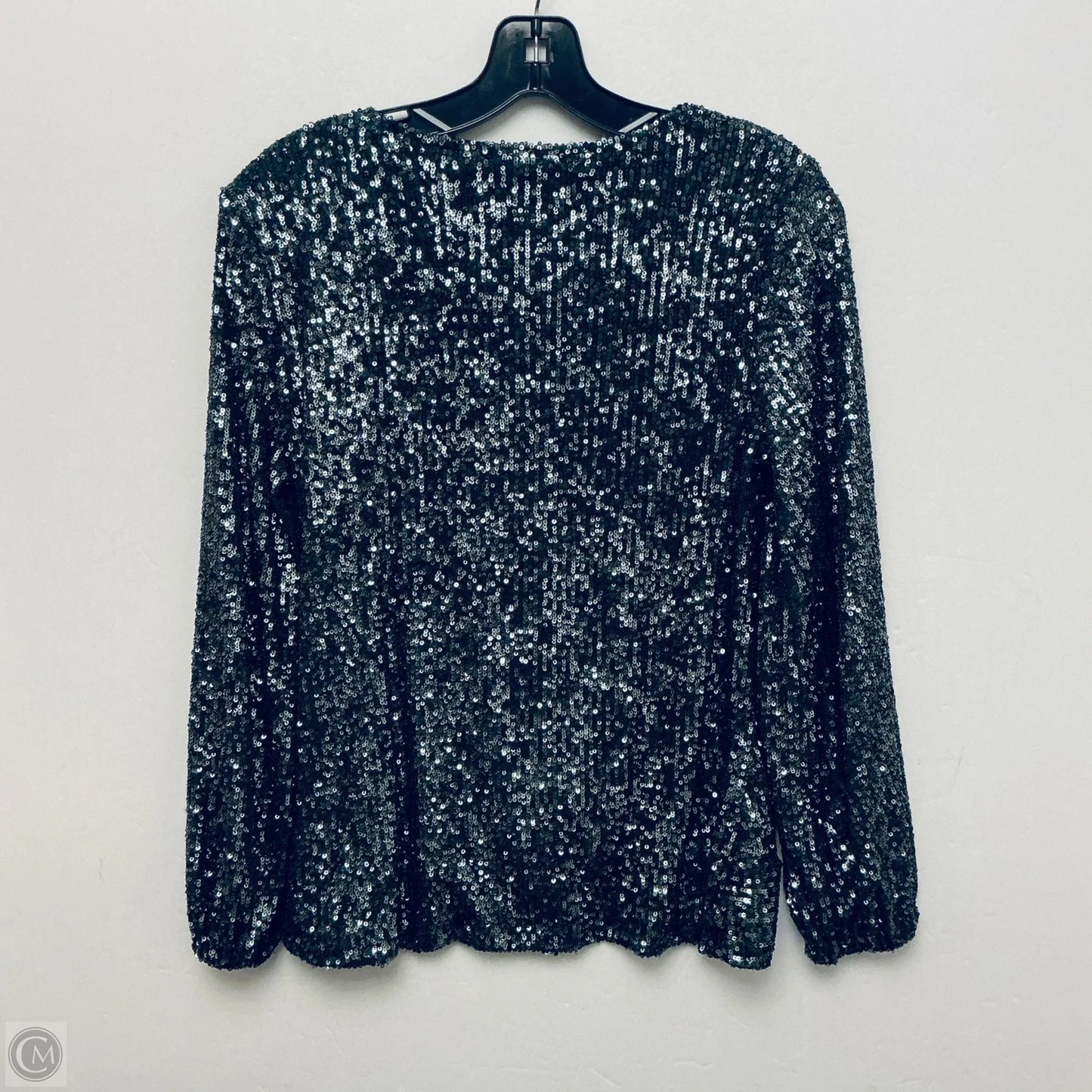 Top Long Sleeve By Cable And Gauge In Green, Size: S