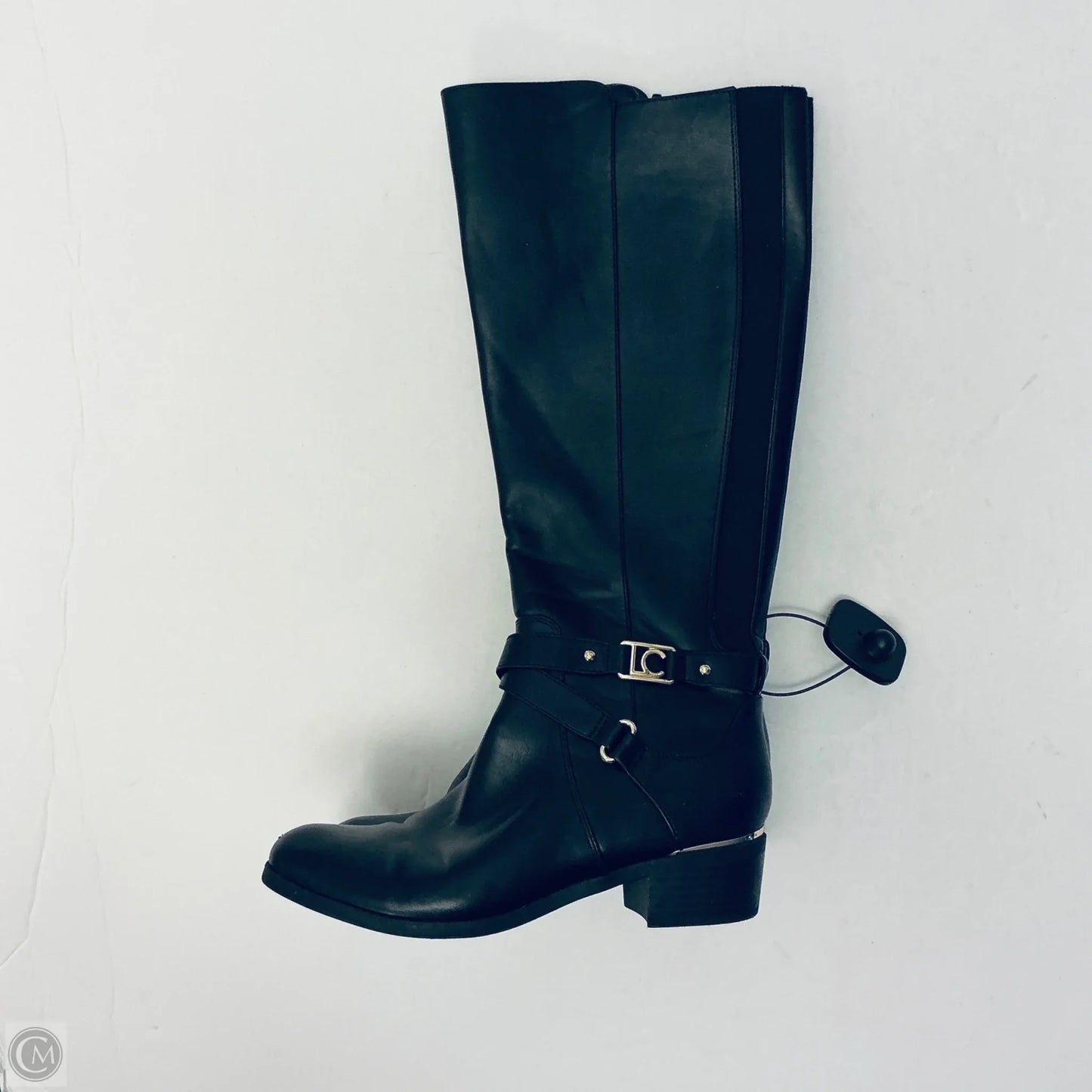 Boots Knee Flats By Liz Claiborne In Black, Size: 6.5