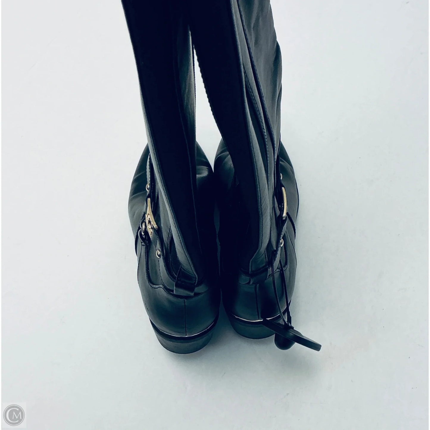 Boots Knee Flats By Liz Claiborne In Black, Size: 6.5