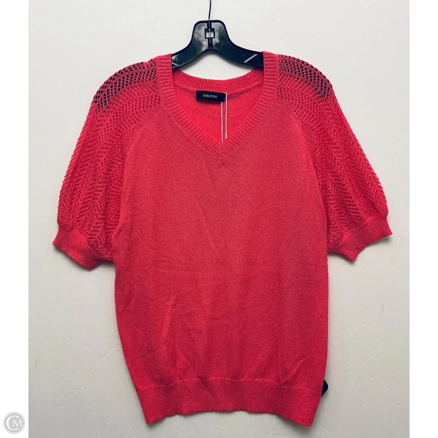 Top Short Sleeve By Dokotoo In Pink, Size: M