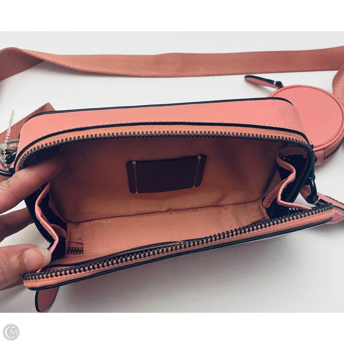 Crossbody Designer By Coach, Size: Small