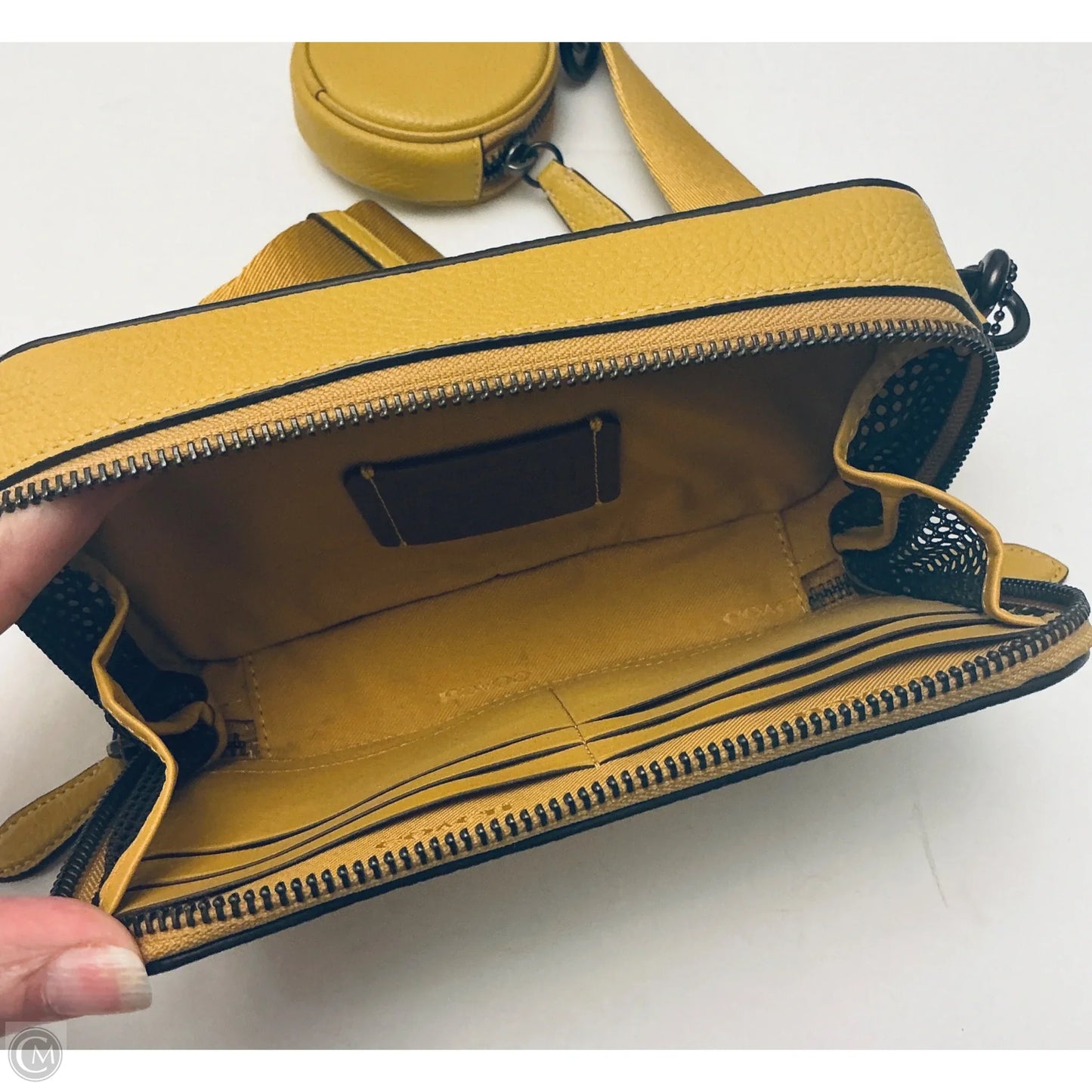 Crossbody Designer By Coach, Size: Small