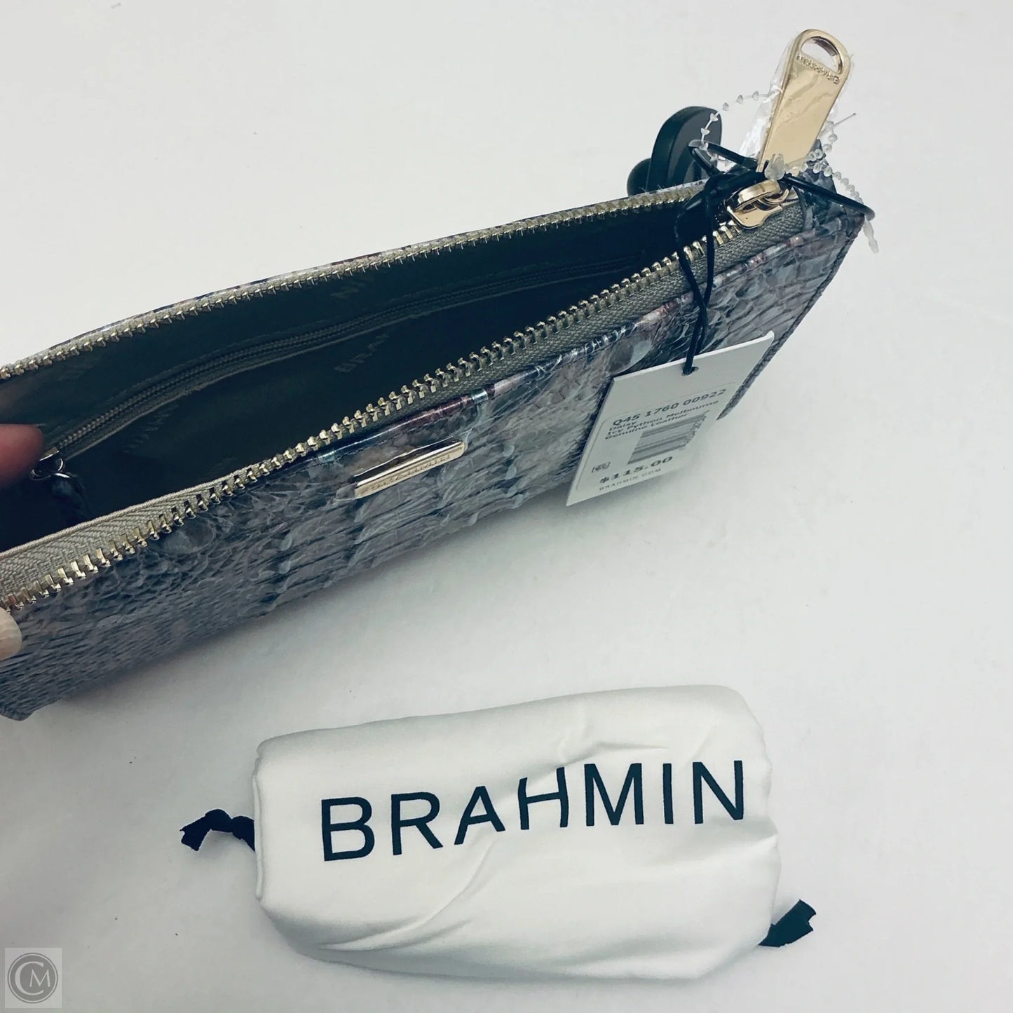 Wristlet Designer By Brahmin, Size: Large