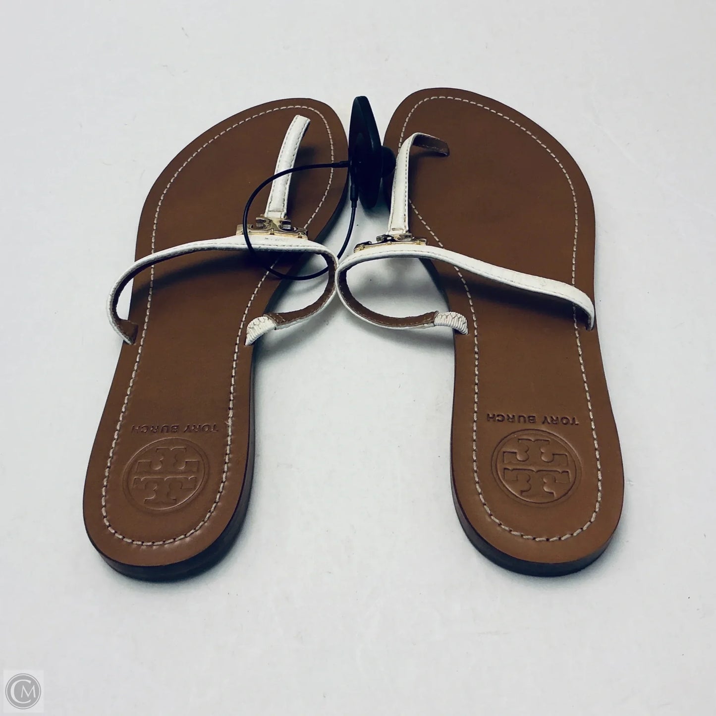 Sandals Designer By Tory Burch In White, Size: 9