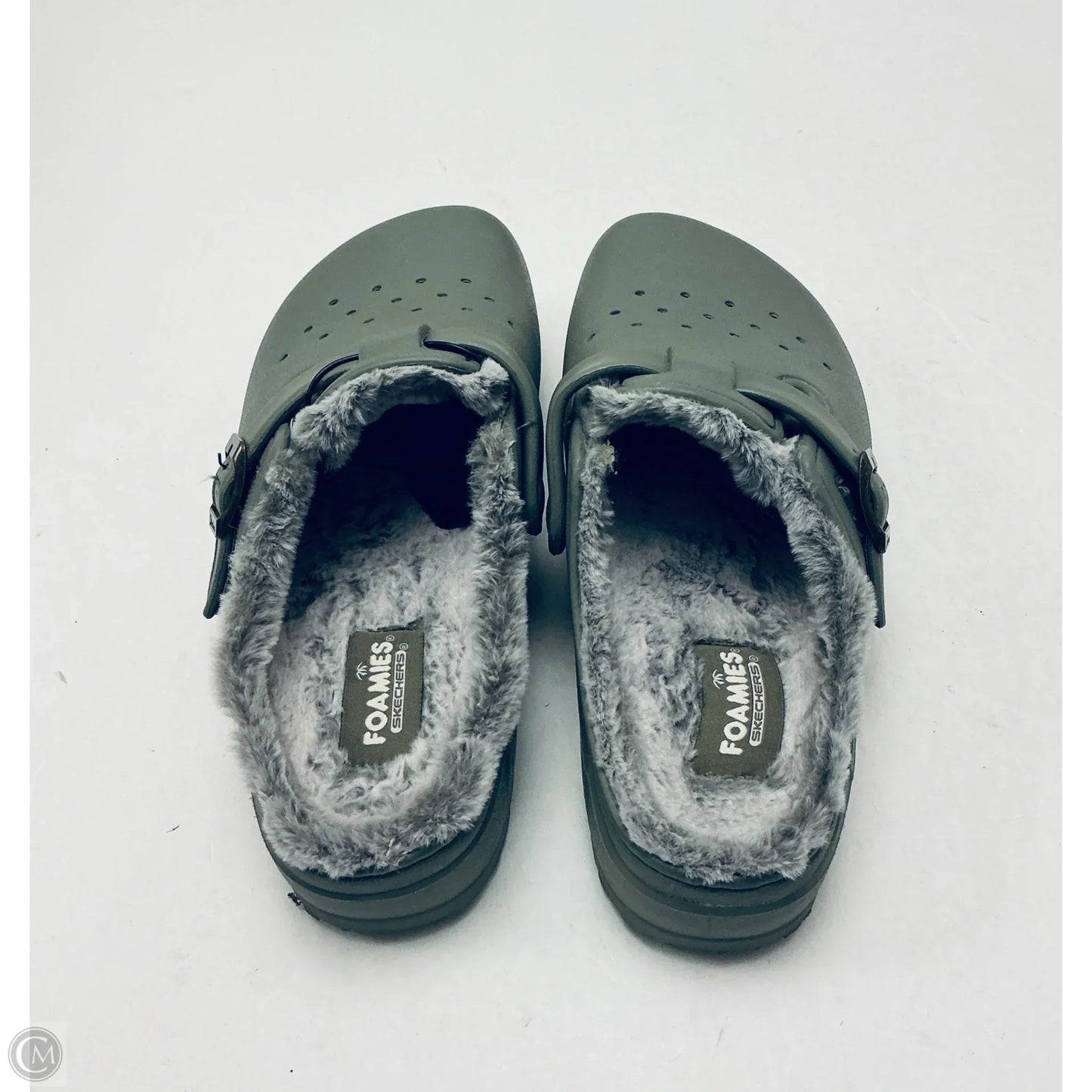 Sandals Flats By Skechers In Green, Size: 10