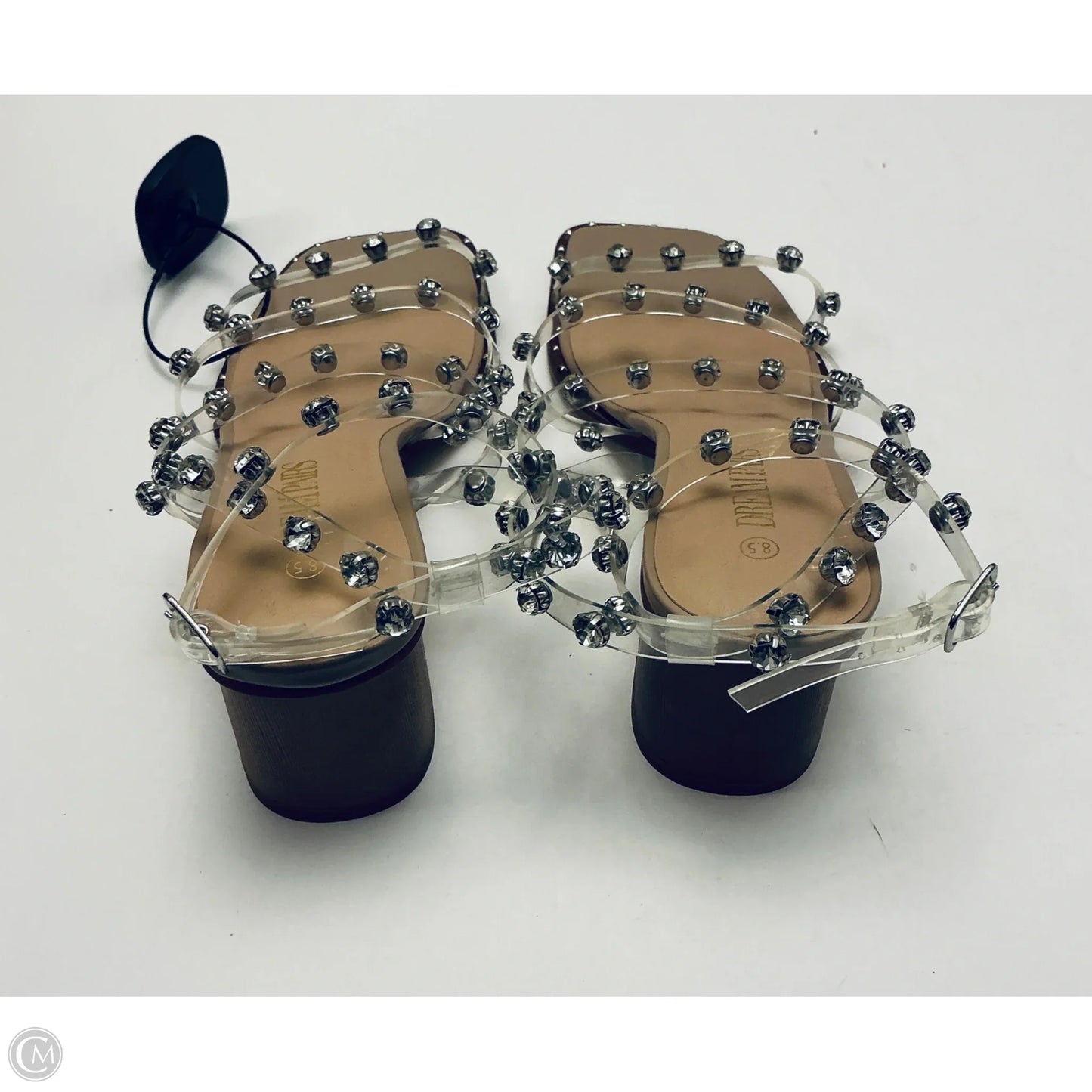 Shoes Heels Block By Dream Pairs In Clear, Size: 8.5