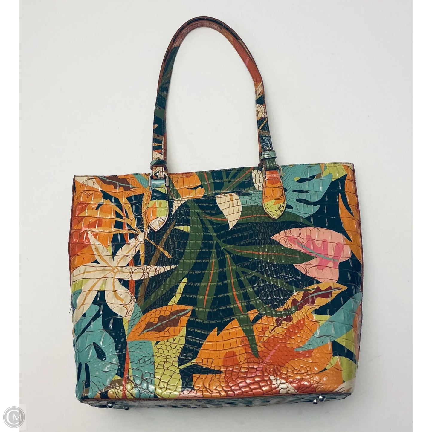 Handbag Designer By Brahmin, Size: Large