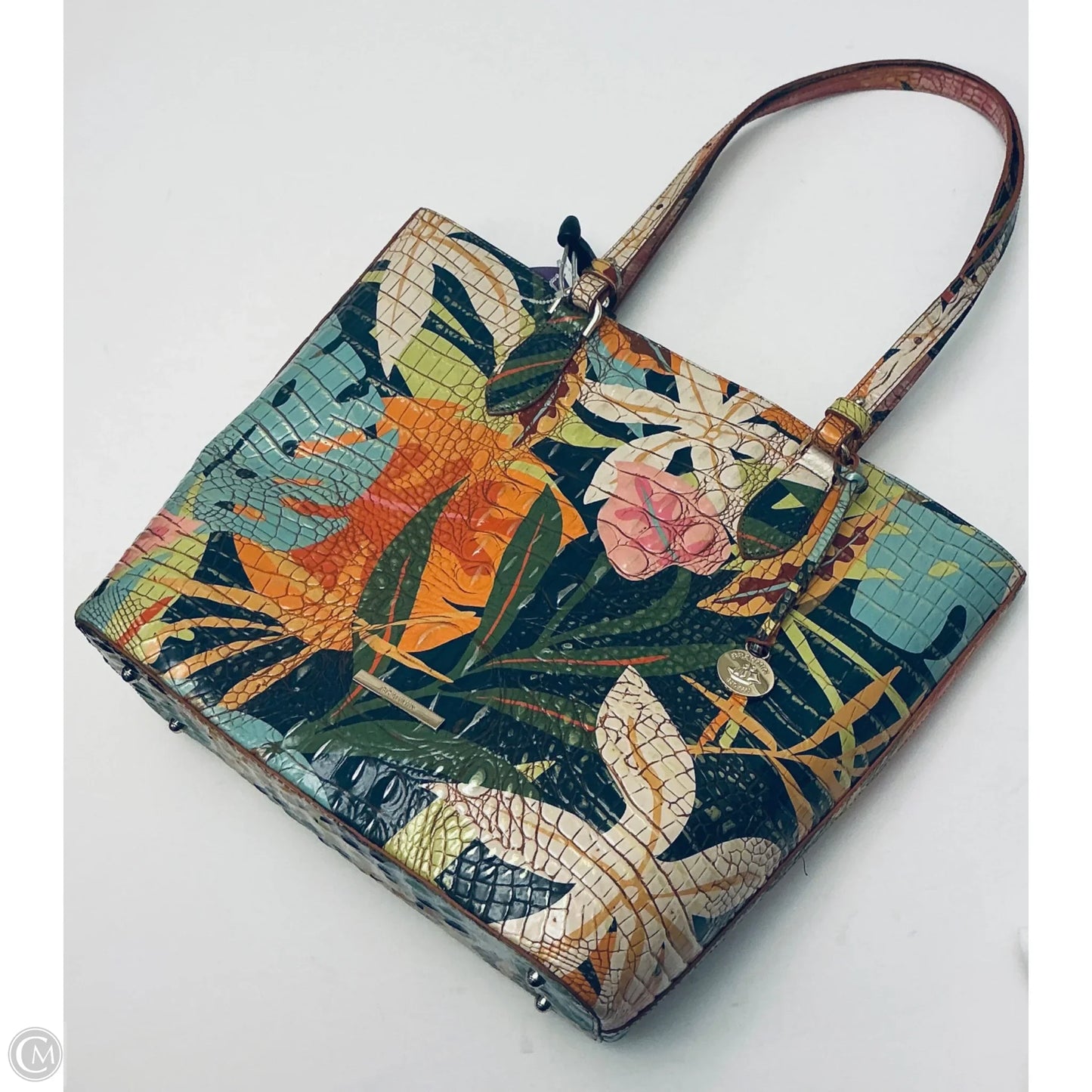 Handbag Designer By Brahmin, Size: Large