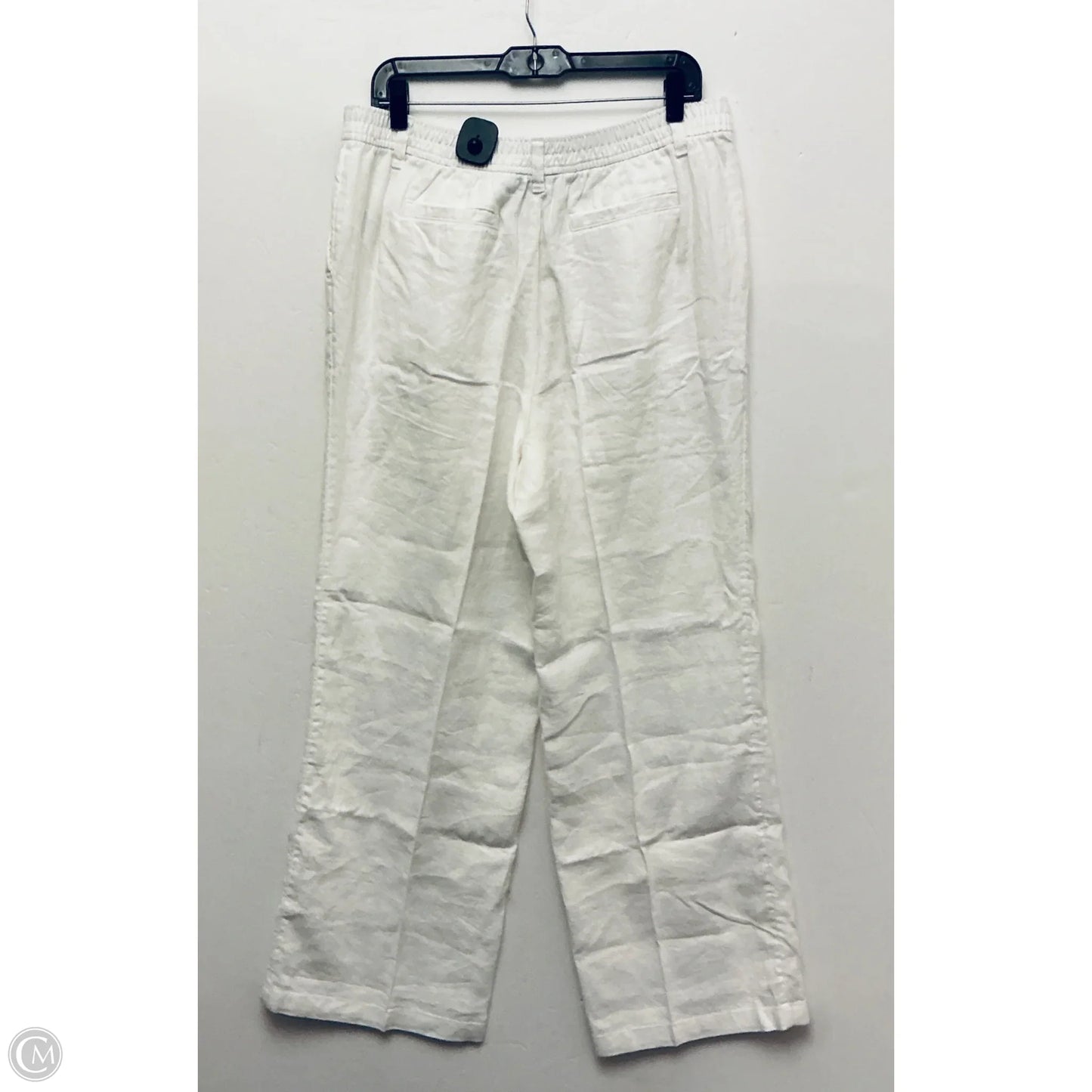 Pants Linen By Lands End In White, Size: 14